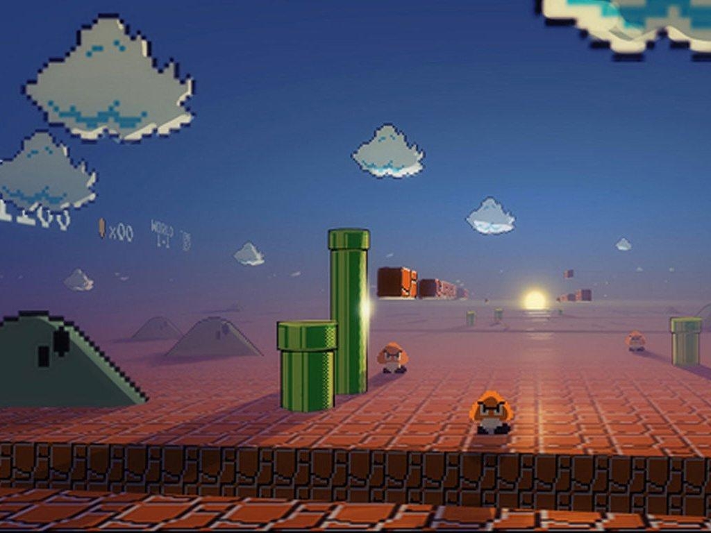 Super Mario Bros, Hintergrund, Bild, Abenteuer, 1030x770 HD Desktop