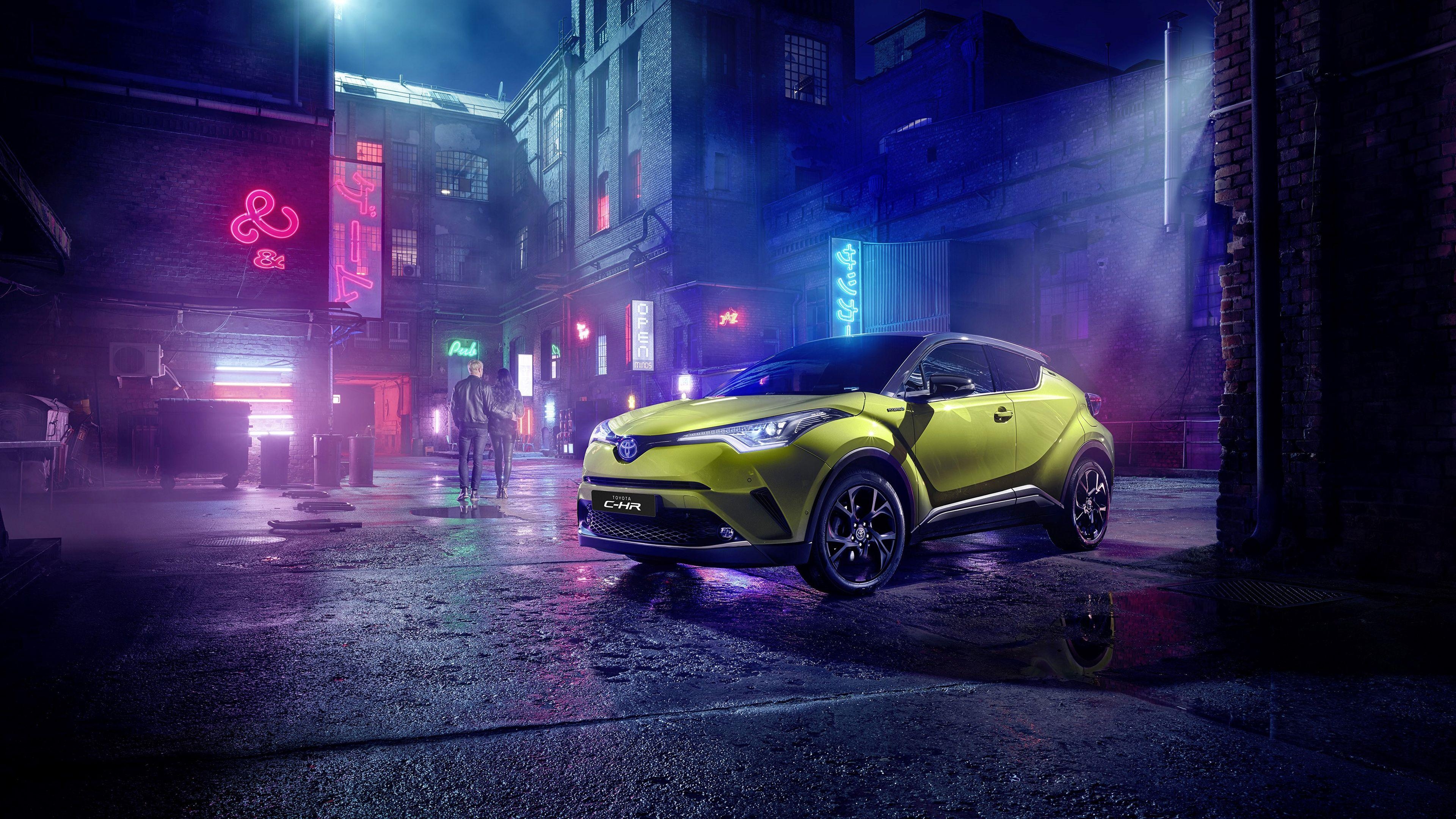 Toyota C-HR, JBL, Neon Lime, Auto, 2019, 3840x2160 4K Desktop