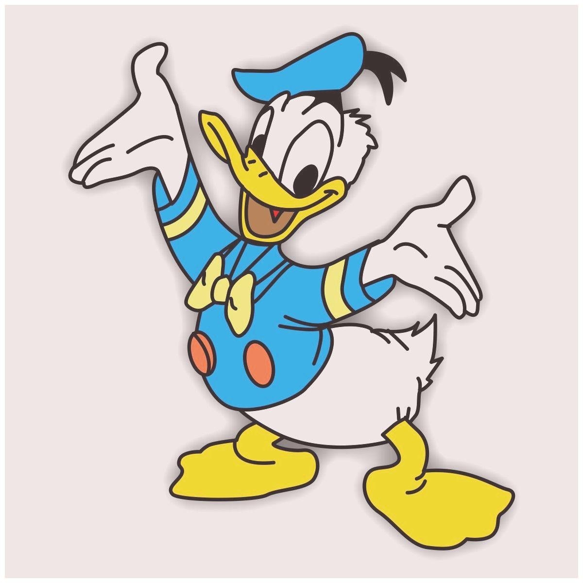 Donald Duck, iPhone, Ausmalbild, Comic, Disney, 1200x1200 HD Handy