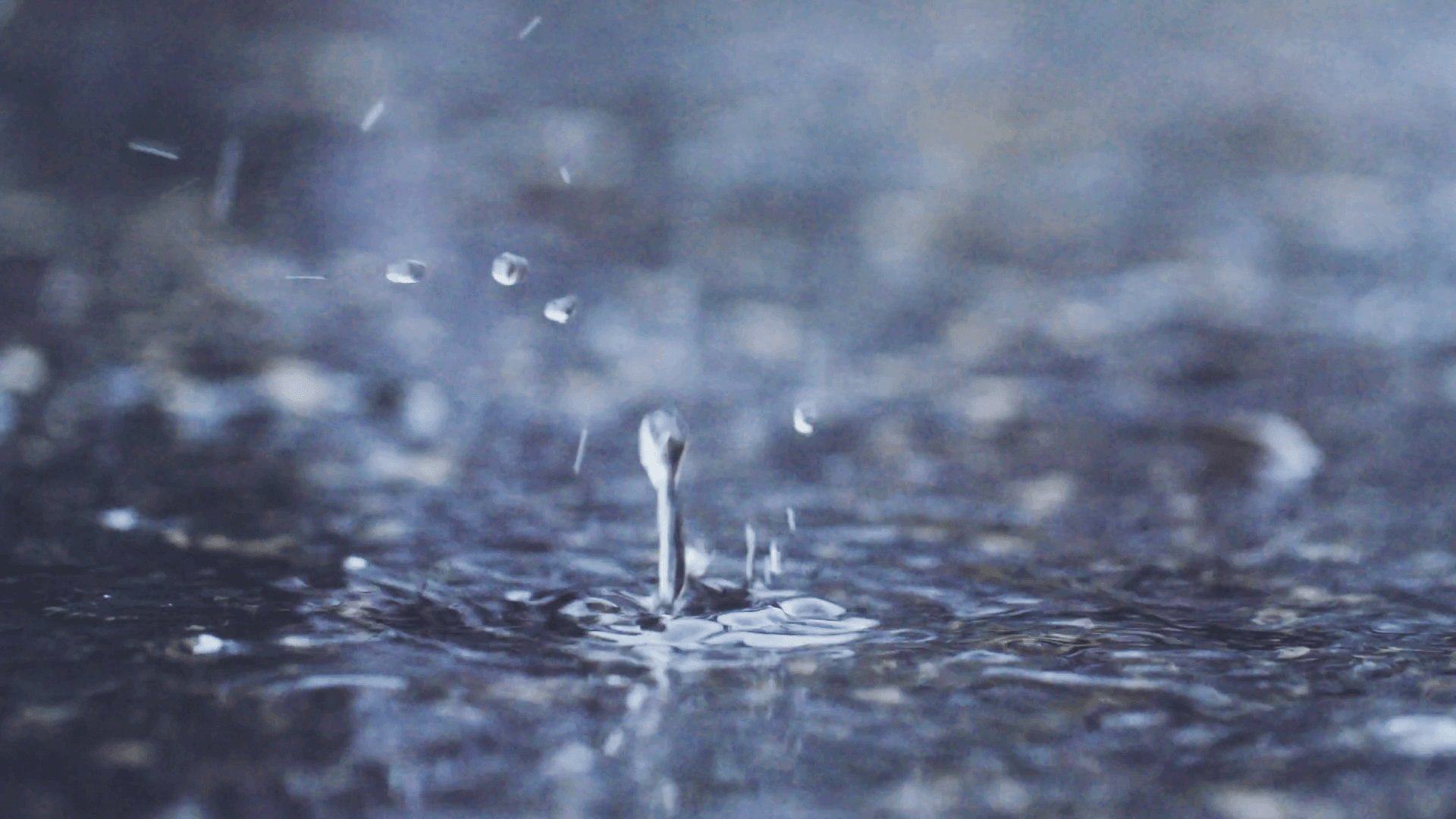 Heavy Rain, Wasser, High-Speed, Kamera, Zeitlupe, 1920x1080 Full HD Desktop