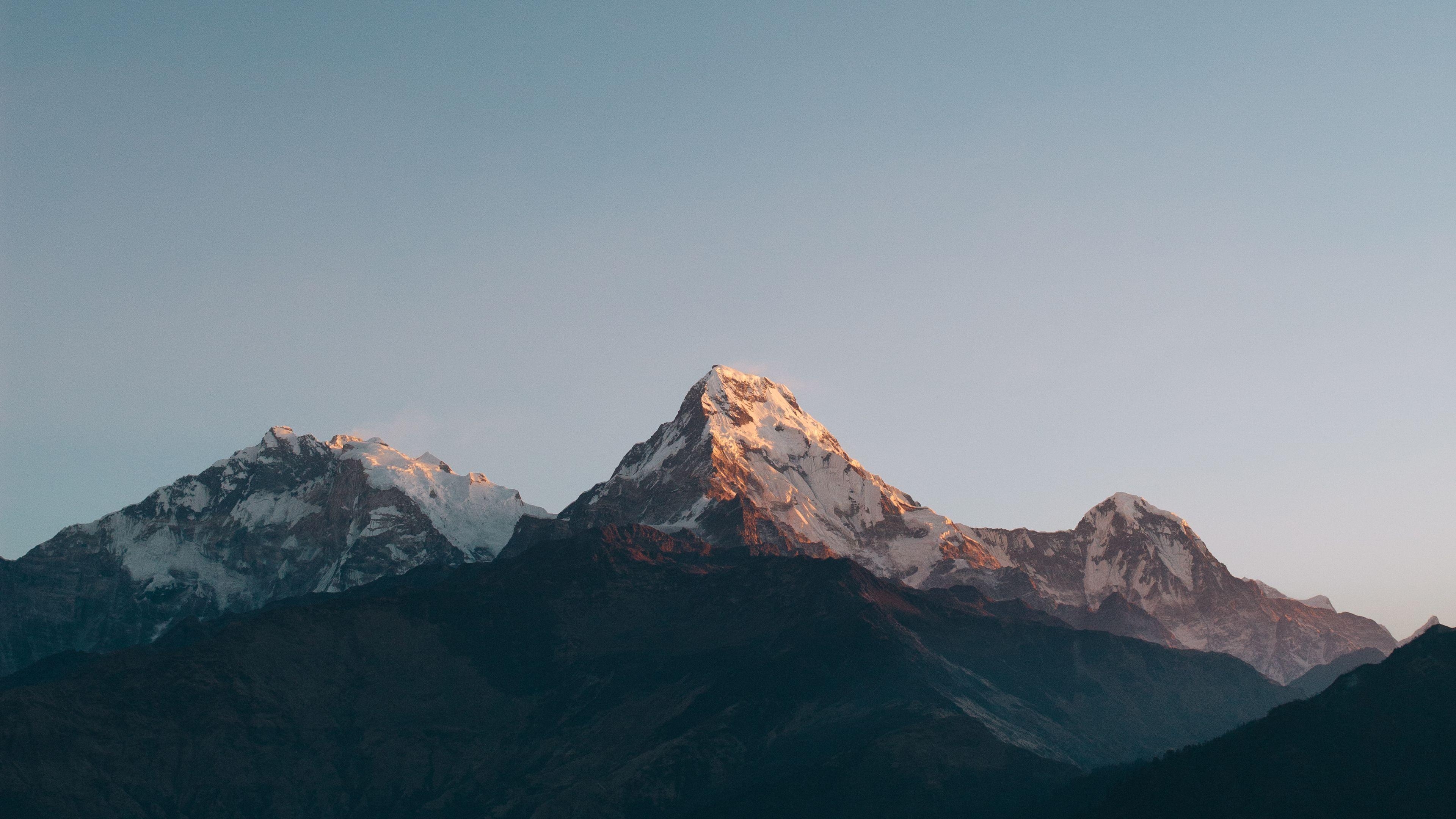 Annapurna Massiv, Nepal, Sonnenaufgang, 3840x2160 4K Desktop