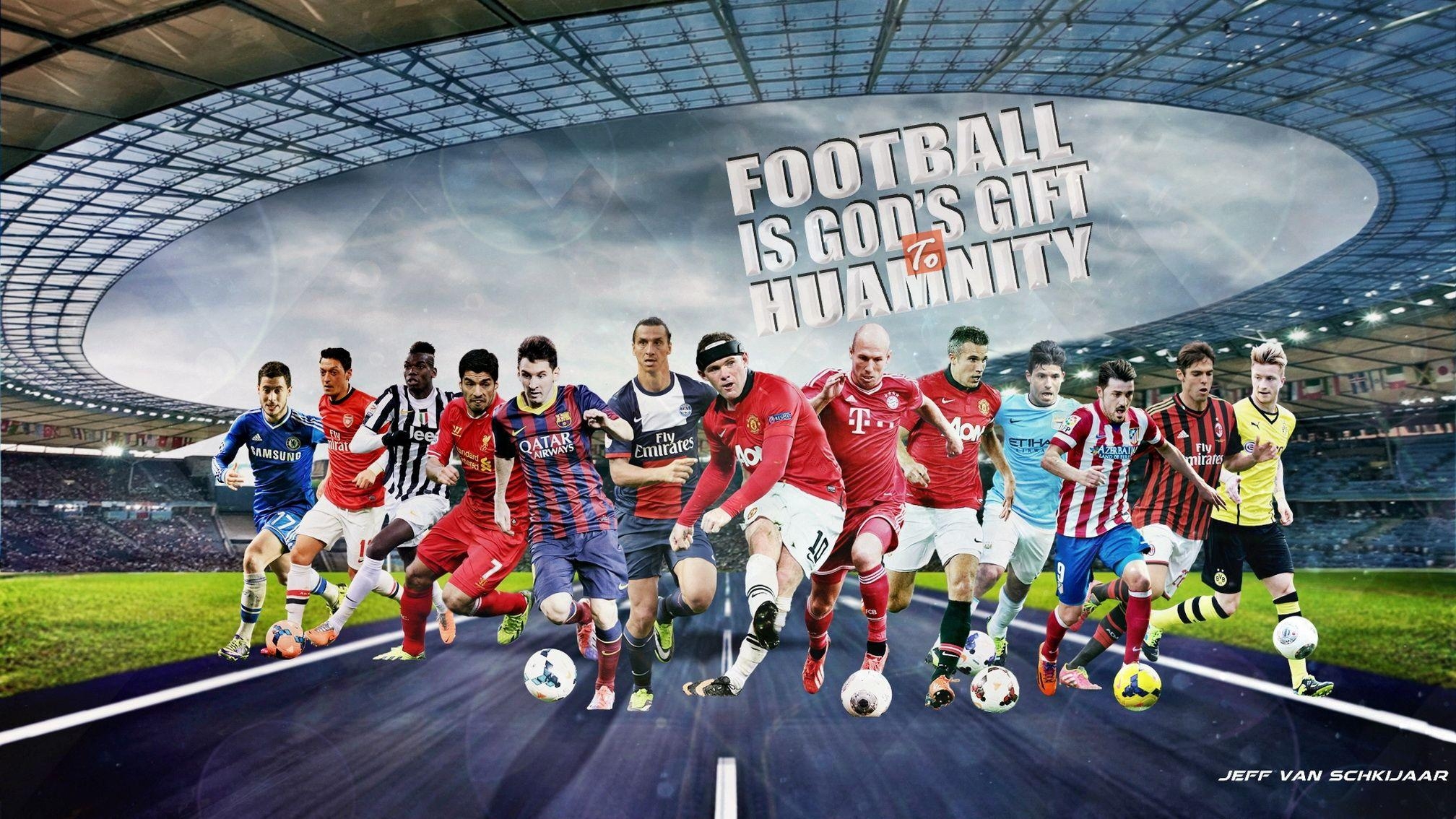 Fußball, Sport, Hintergrund, Spieler, Innovation, 2020x1140 HD Desktop