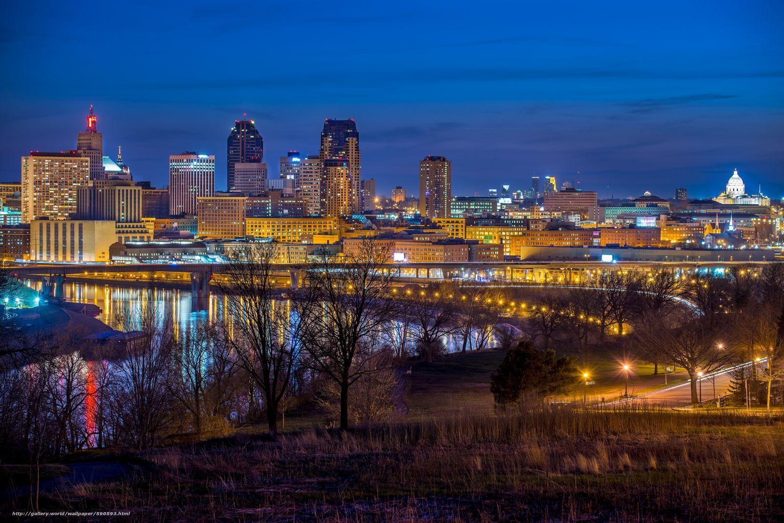 Wisconsin, Mississippi River, Stadt, Desktop, Universität, 1600x1070 HD Desktop