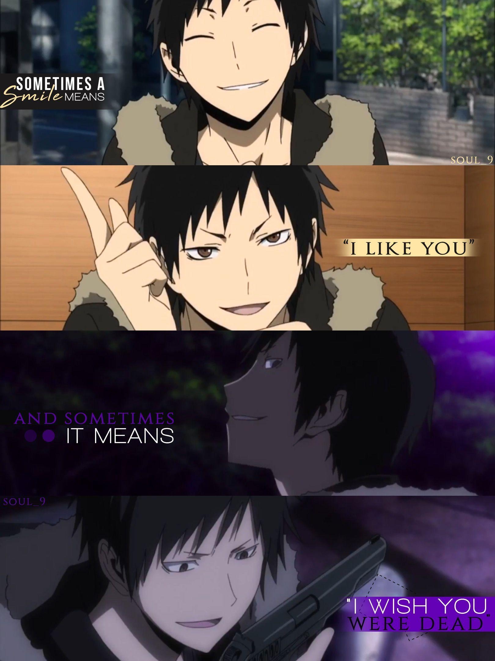 Izaya Orihara, Zitate, Anime, Durarara, Charakter, 1620x2160 HD Handy