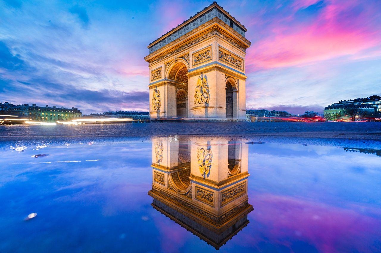 Arc de Triomphe, Paris, Reise, 1280x853, Monument, 1280x860 HD Desktop