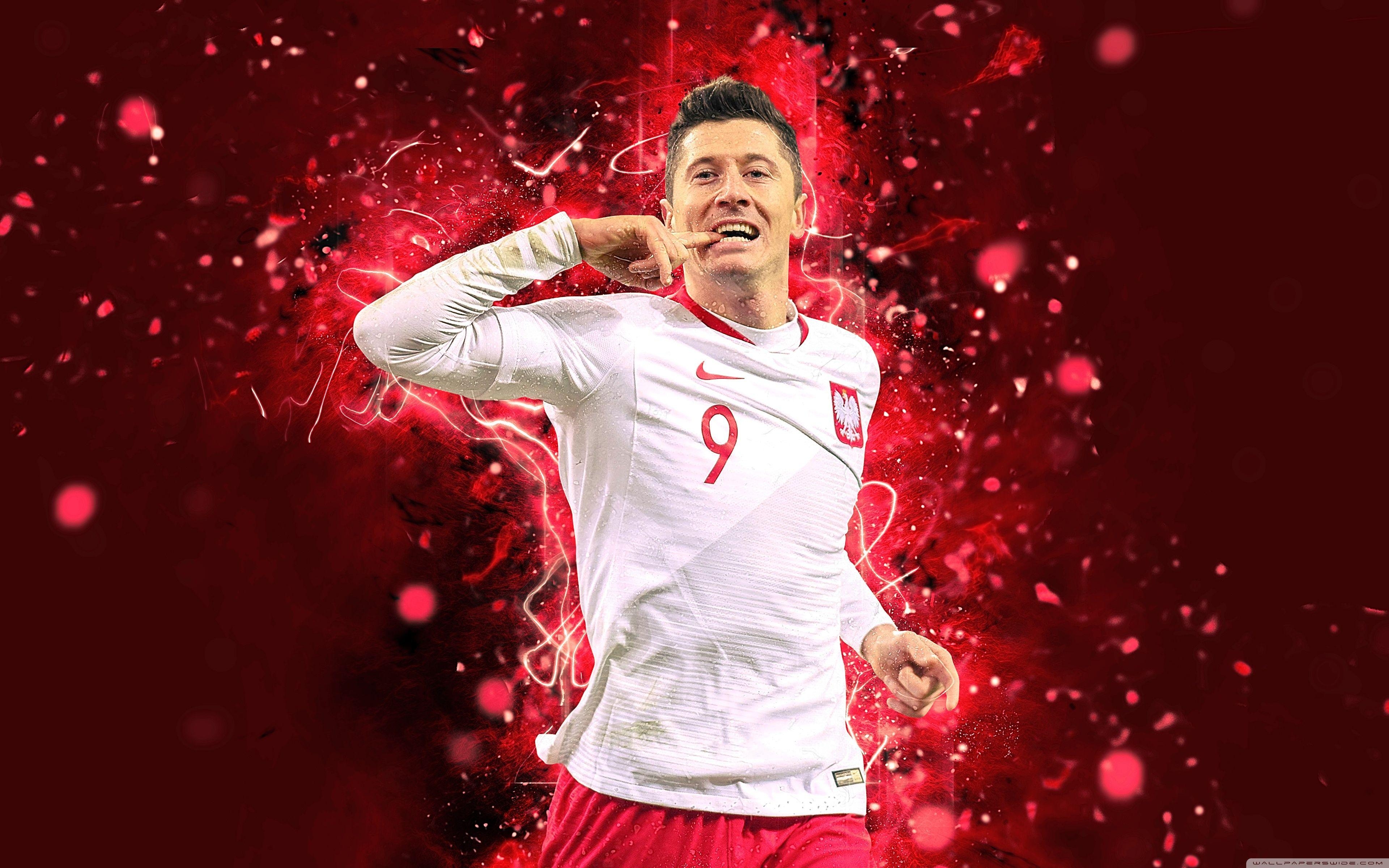 Robert Lewandowski, Polen, 4K, Fußball, Desktop, 3840x2400 4K Desktop