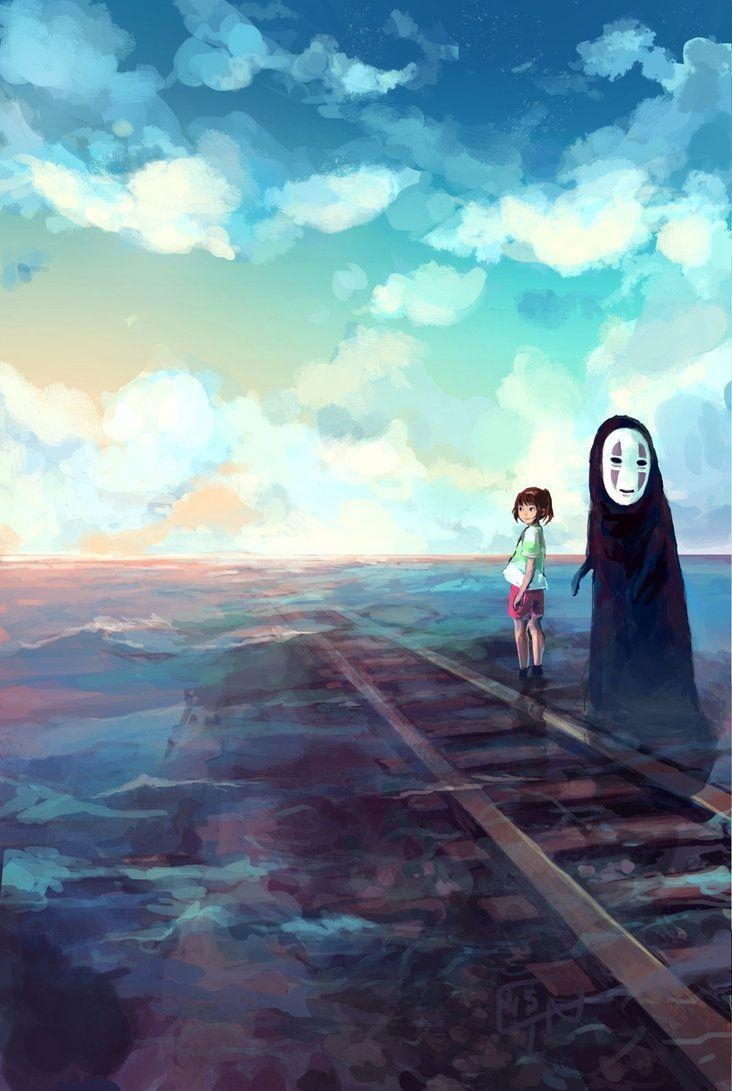 Spirited Away, C Dra Pinteres, Anime, Film, Reise, 740x1100 HD Handy