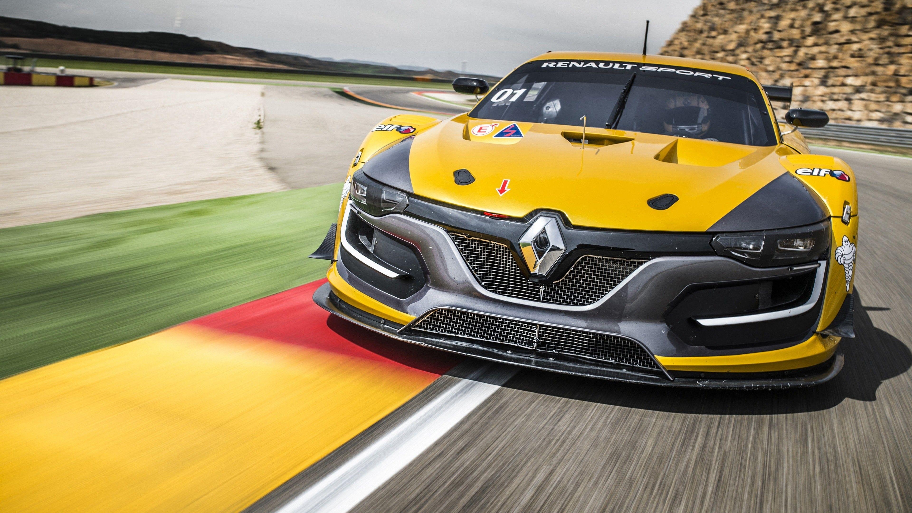 Renault Sport, RS, Rennauto, Porträt, Straße, 3840x2160 4K Desktop