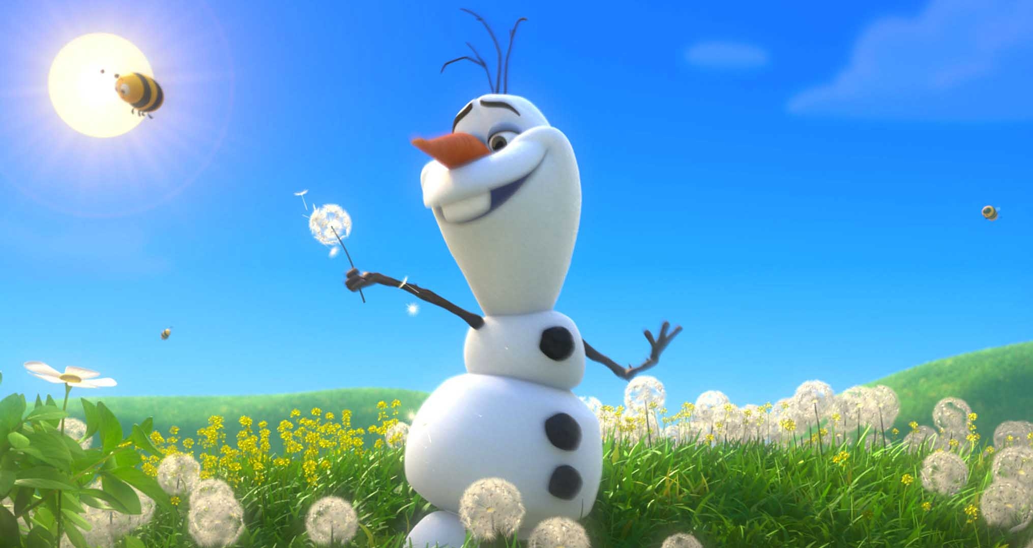 Olaf, Disney, Frozen, Cartoon, Bild, 2040x1080 HD Desktop