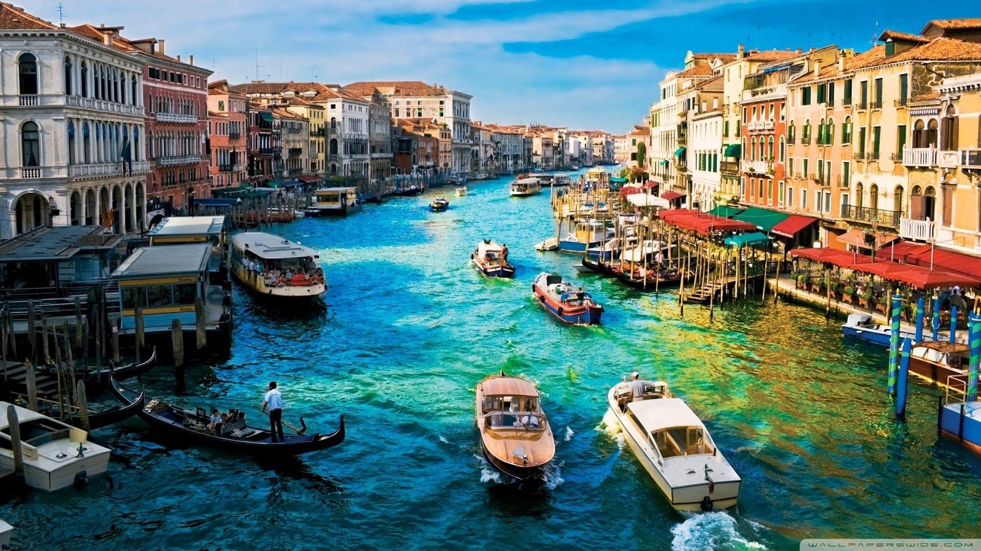 Venedig, Canal Grande, 4K, Ultra HD, Reisen, 1920x1080 Full HD Desktop