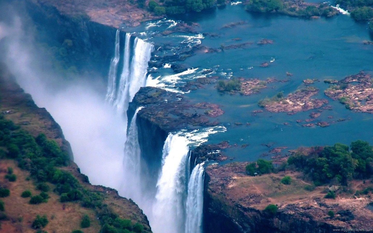 Zambia, Afrika, Viktoriafälle, Reisen, Natur, 1440x900 HD Desktop