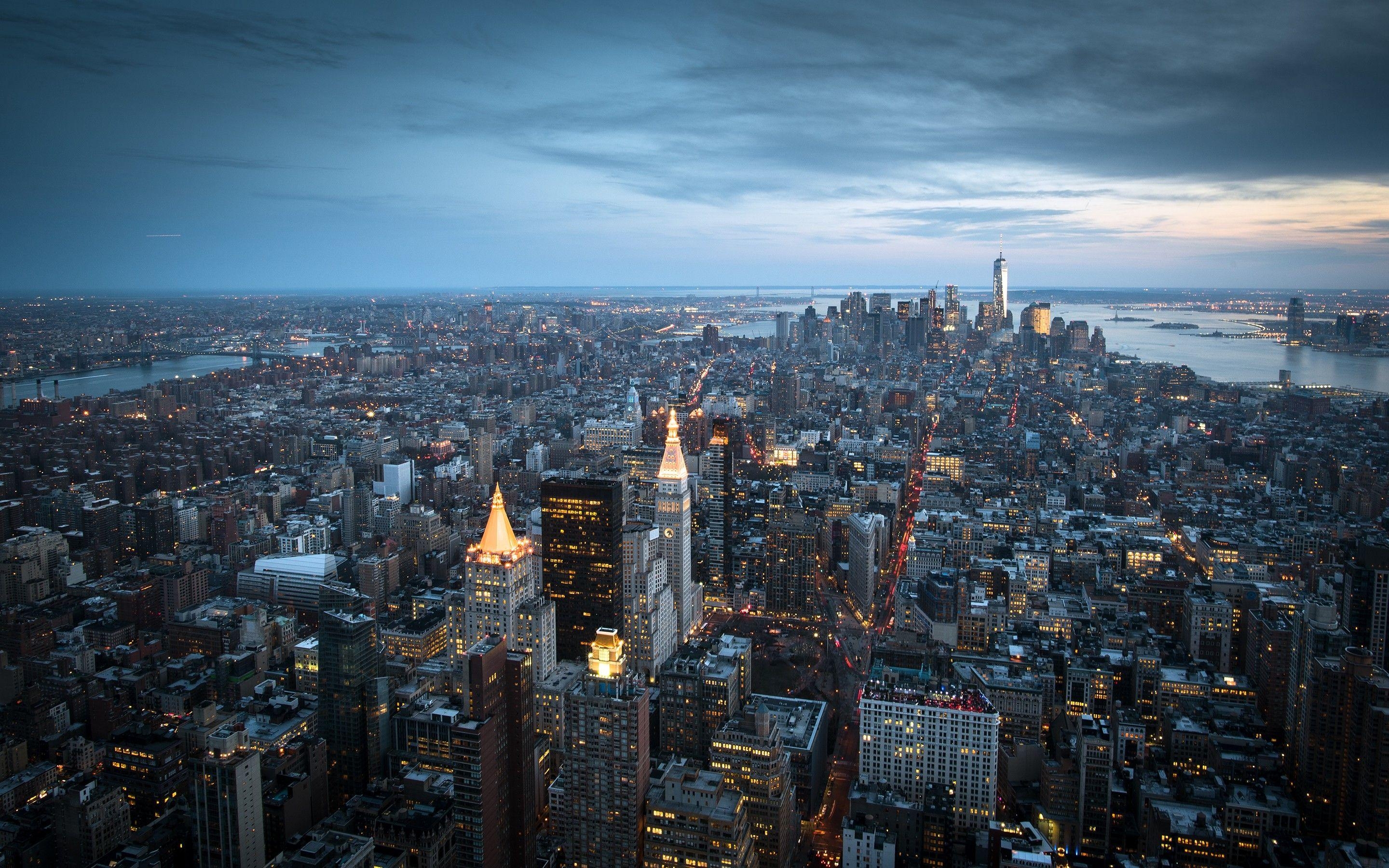 Manhattan, USA, Skyline, Reisen, Metropole, 2880x1800 HD Desktop