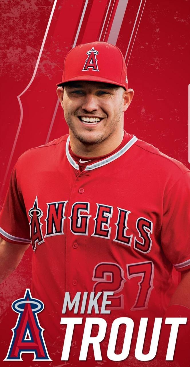 Mike Trout, Sport, Hintergrund, Baseball, Bild, 670x1280 HD Handy