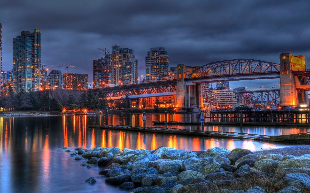 Vancouver BC, Kanada, Stadt, Reisen, Landschaft, 1280x800 HD Desktop