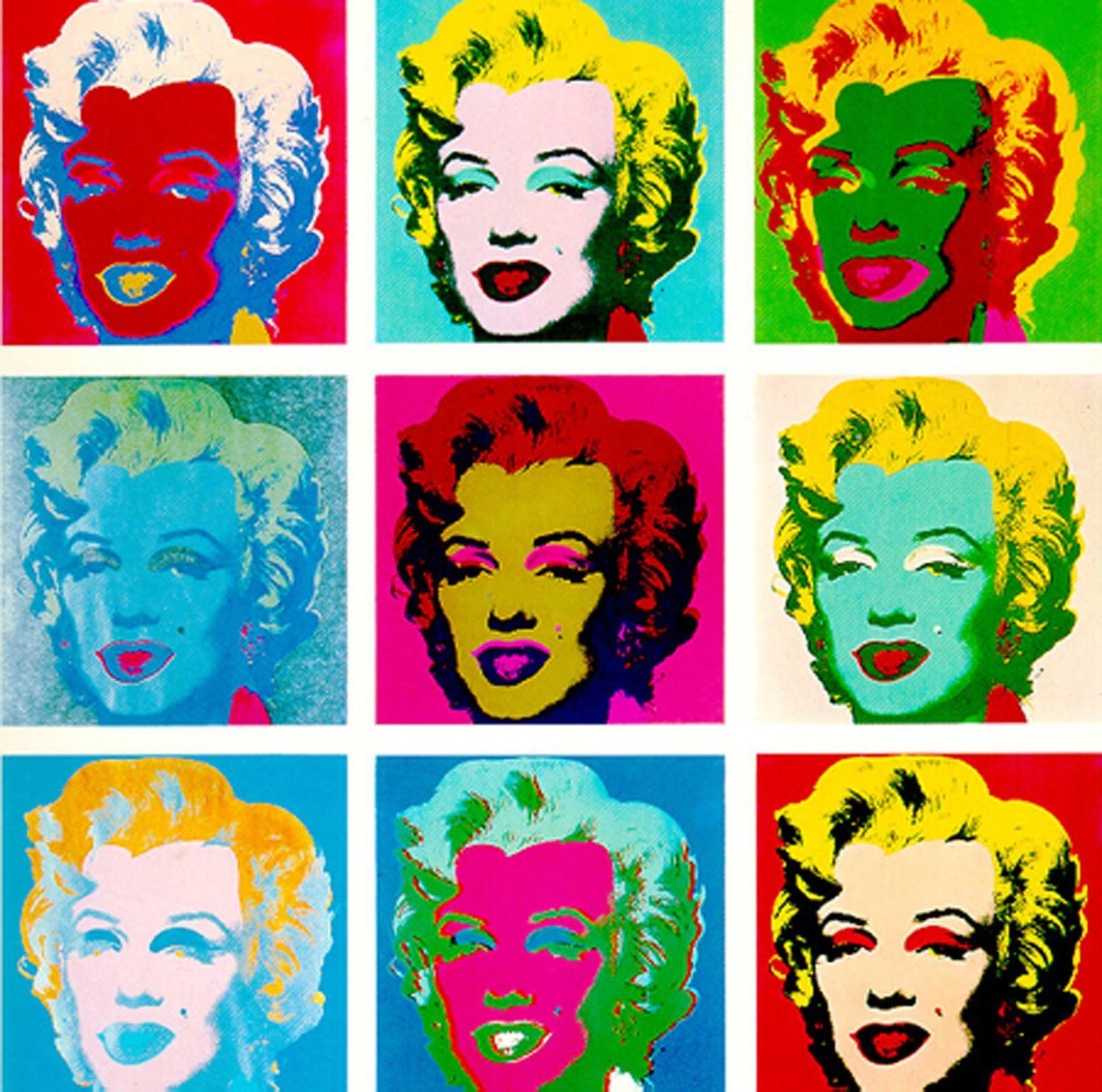 Andy Warhol, farbenfrohe Köpfe, Malerei, Pop-Art, Ikone, 1600x1590 HD Desktop