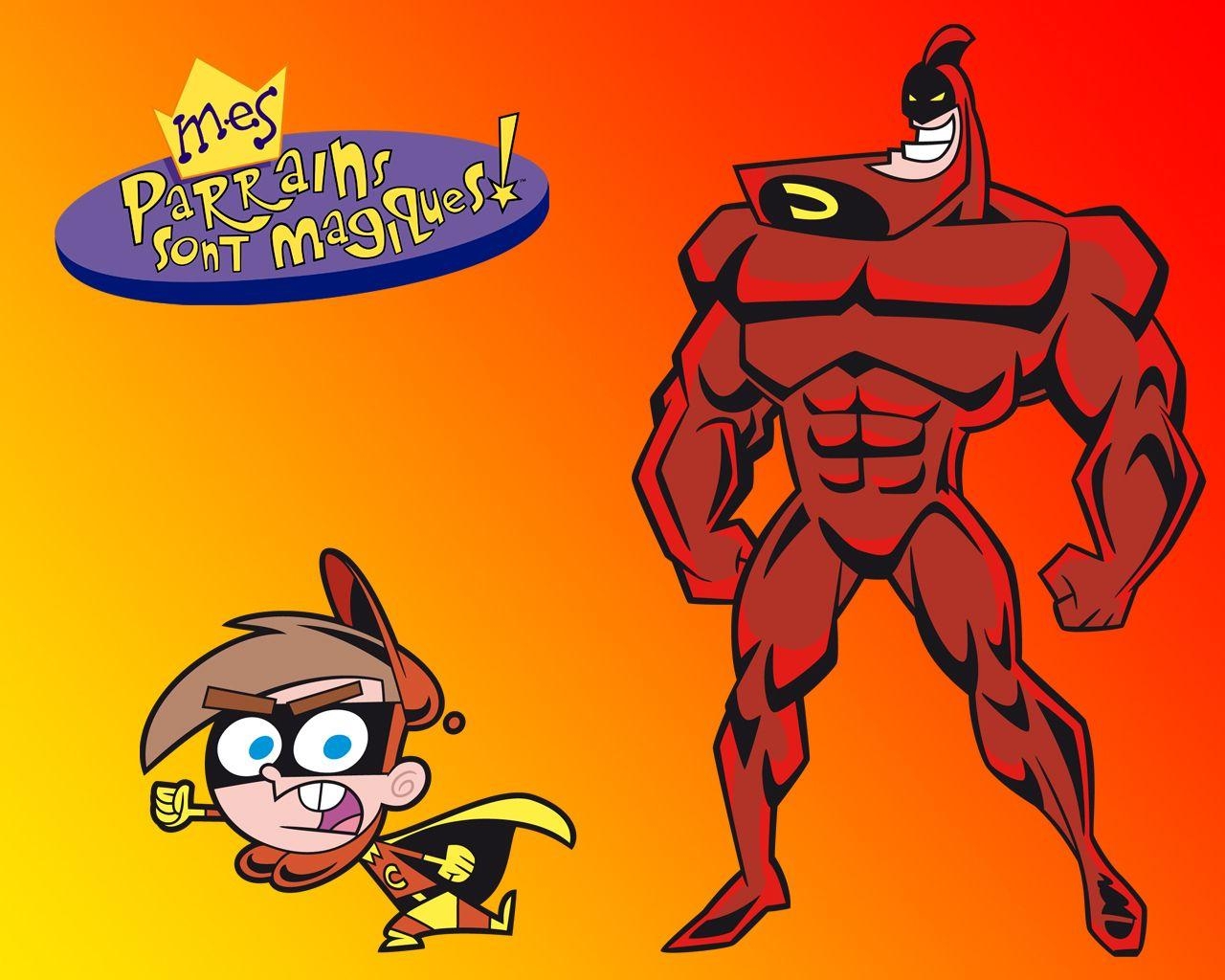 Crimson Chin, Cleft, Cartoons, Oddparents, Bild, 1280x1030 HD Desktop