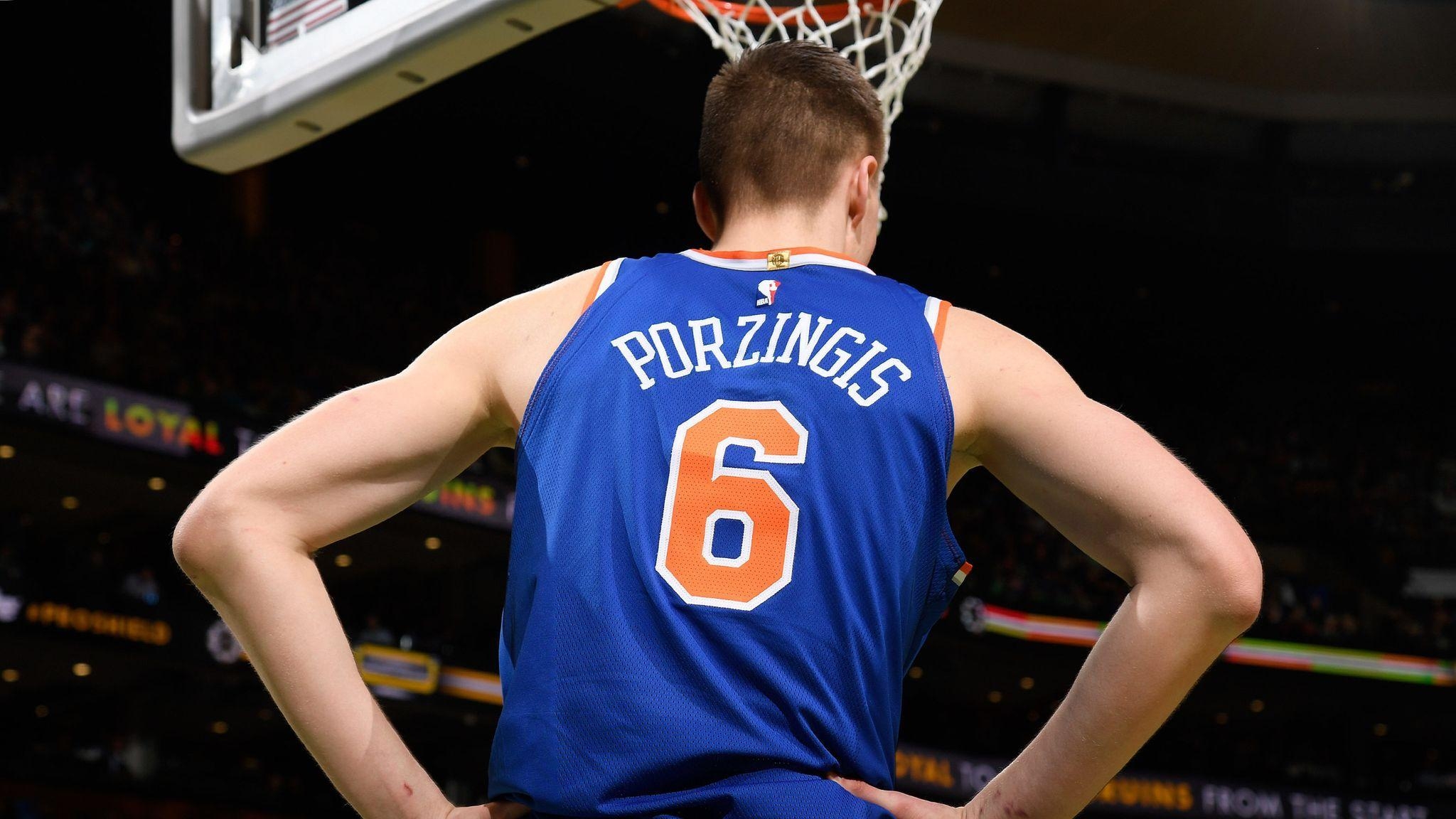 Kristaps Porziņģis, Knicks, Trade, NBA, Basketball, 2050x1160 HD Desktop