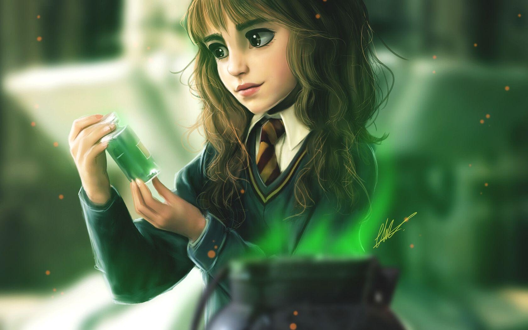 Hermine Granger, HD 4K, Bild, Zauberei, Detail, 1680x1050 HD Desktop