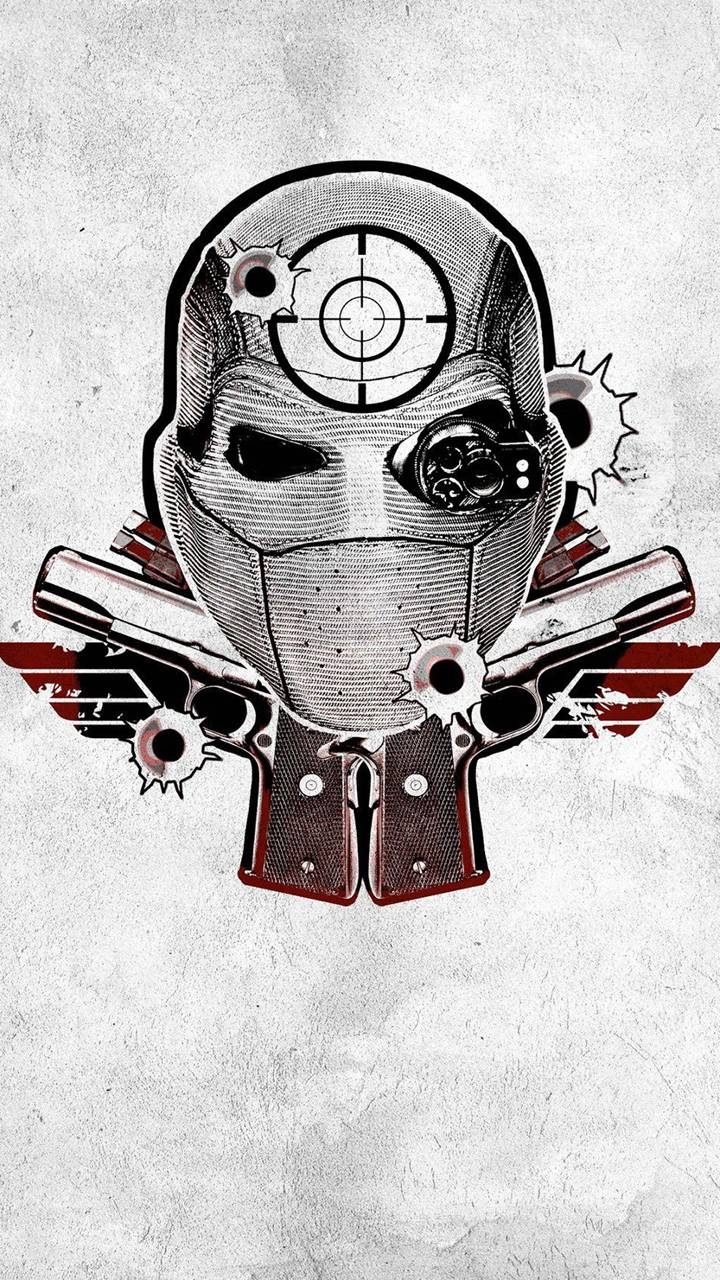 Deadshot, Bösewicht, Comic, Action, Hintergrund, 720x1280 HD Handy