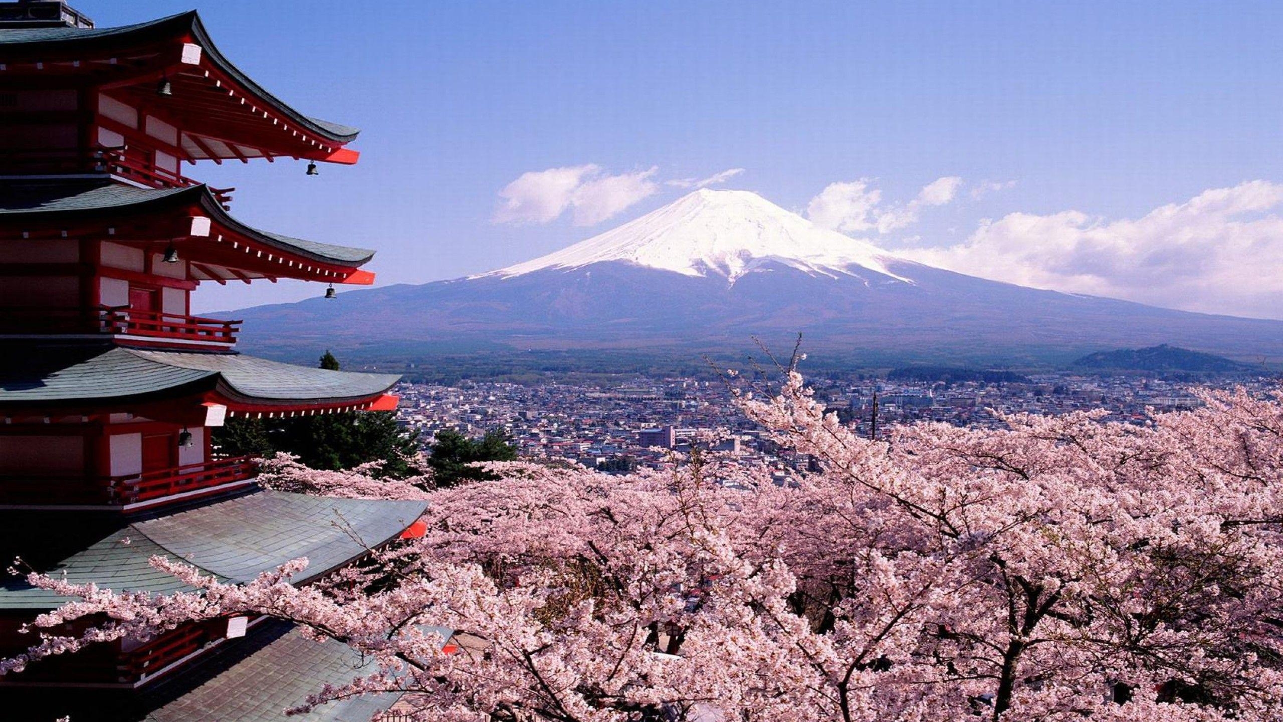 Mount Fuji, HD Bild, Hintergrund, Japan, Reise, 2560x1440 HD Desktop