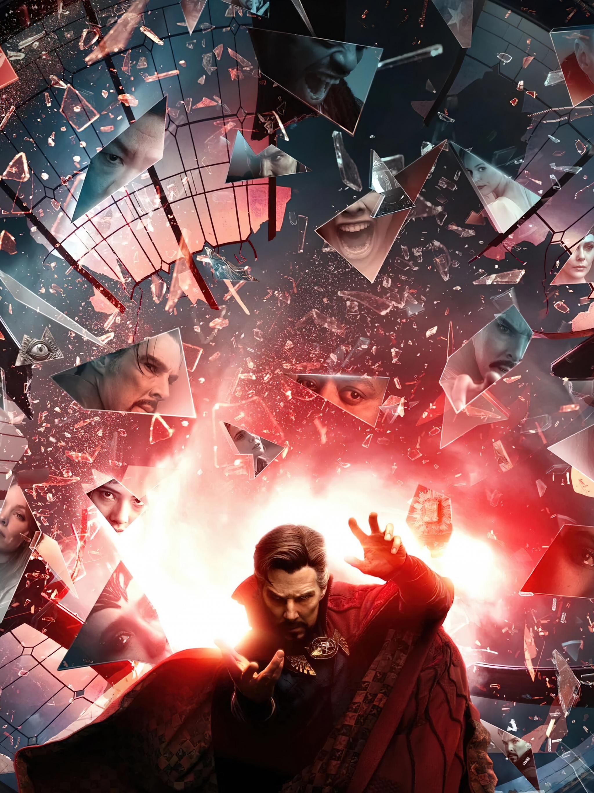 Doctor Strange, Multiversum, Madness, Poster, 4K, 2050x2740 HD Handy