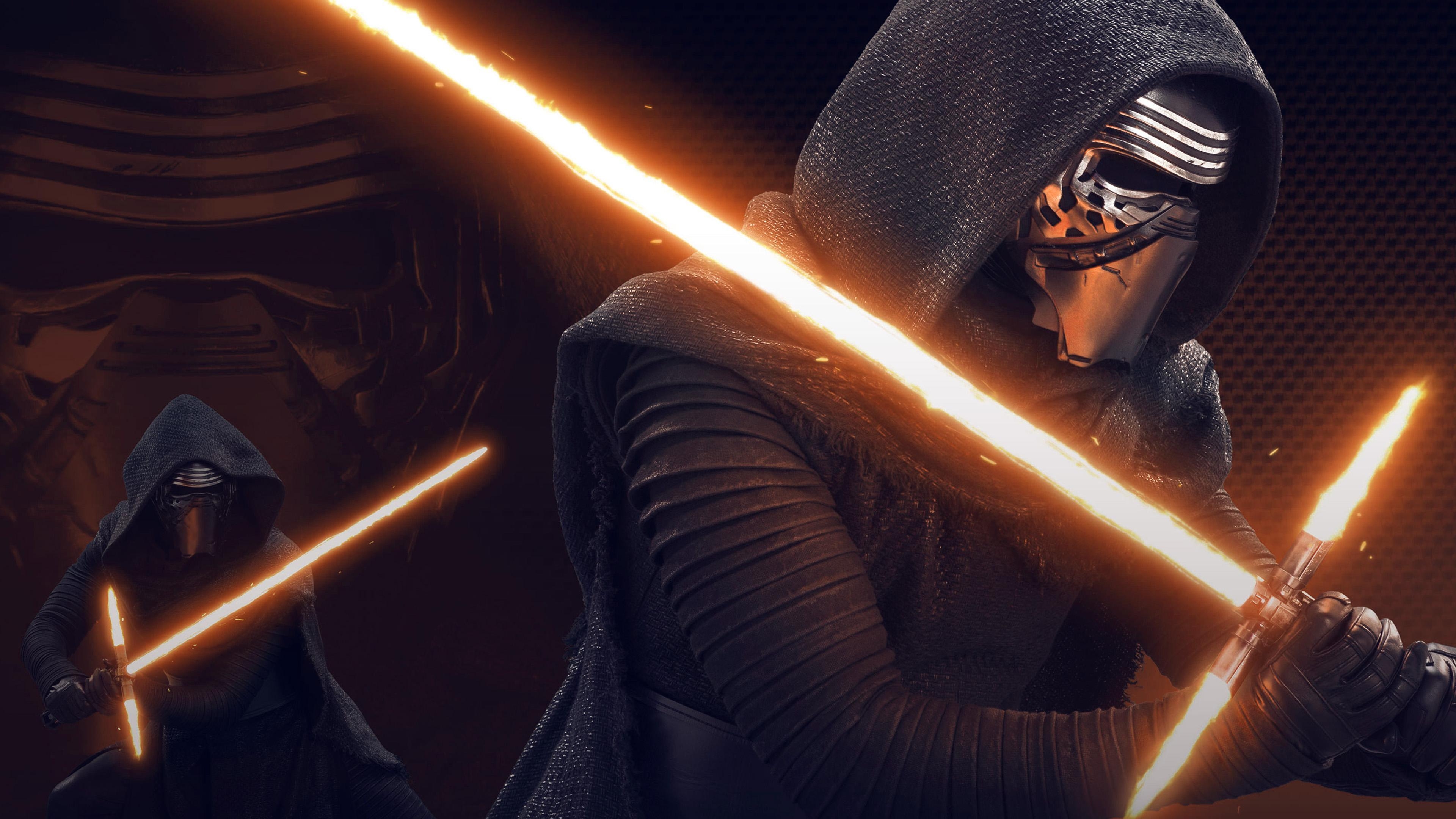 Kylo Ren, Star Wars, Erste Ordnung, Sith, Hintergrund, 3840x2160 4K Desktop