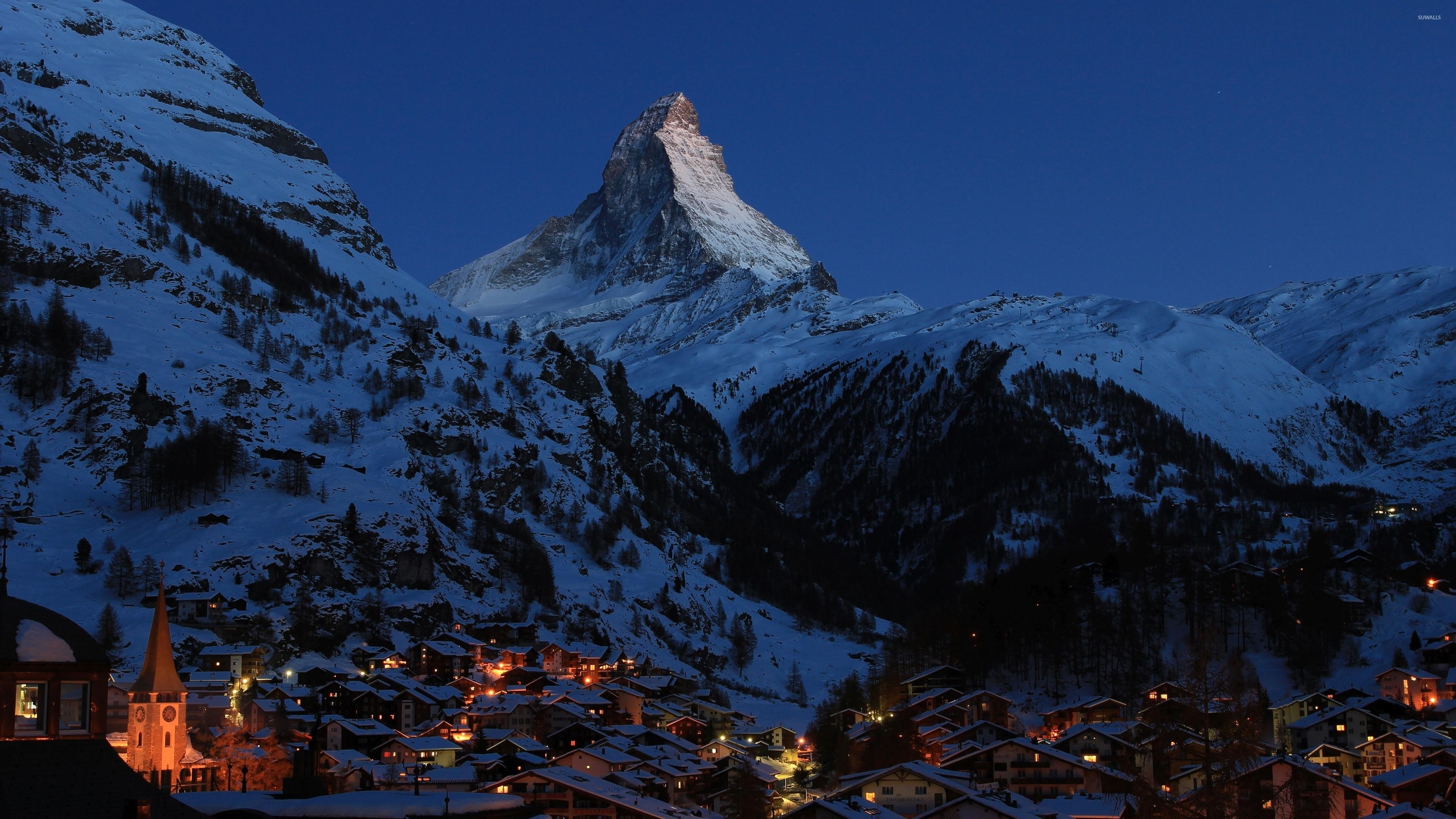 Matterhorn, Hintergrundbild, Berge, Alpen, Schweiz, 3840x2160 4K Desktop