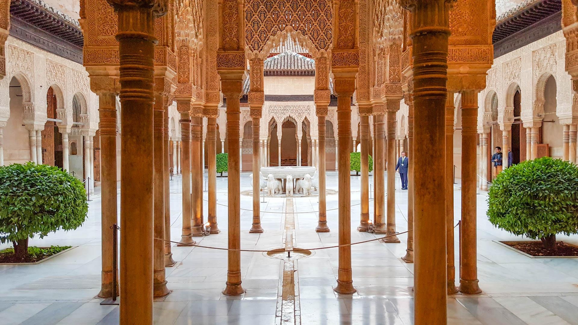 Alhambra, Bild, Spanien, Granada, Architektur, 1920x1080 Full HD Desktop