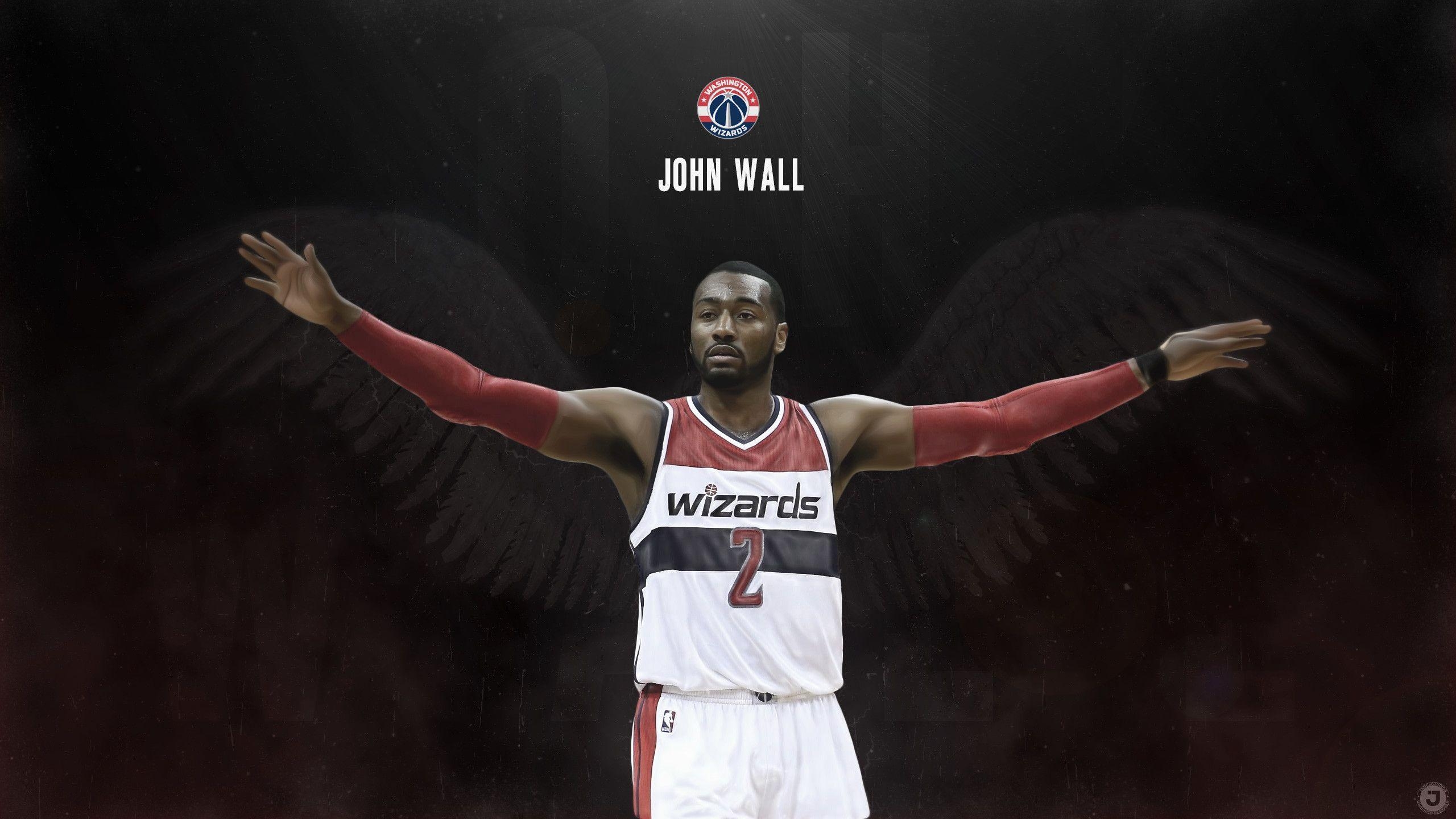 John Wall, HD, Basketball, Star, Sportart, 2560x1440 HD Desktop