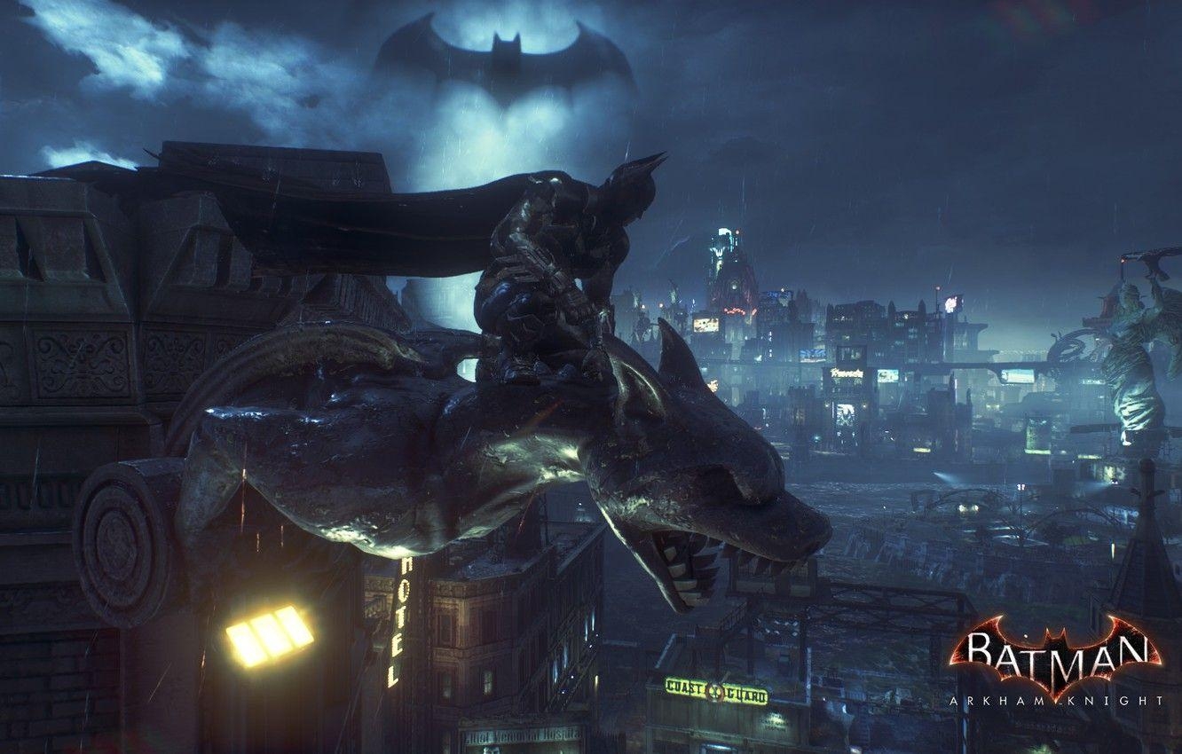 Batman, Der Dunkle Ritter, Gotham City, Bruce Wayne, 1340x850 HD Desktop