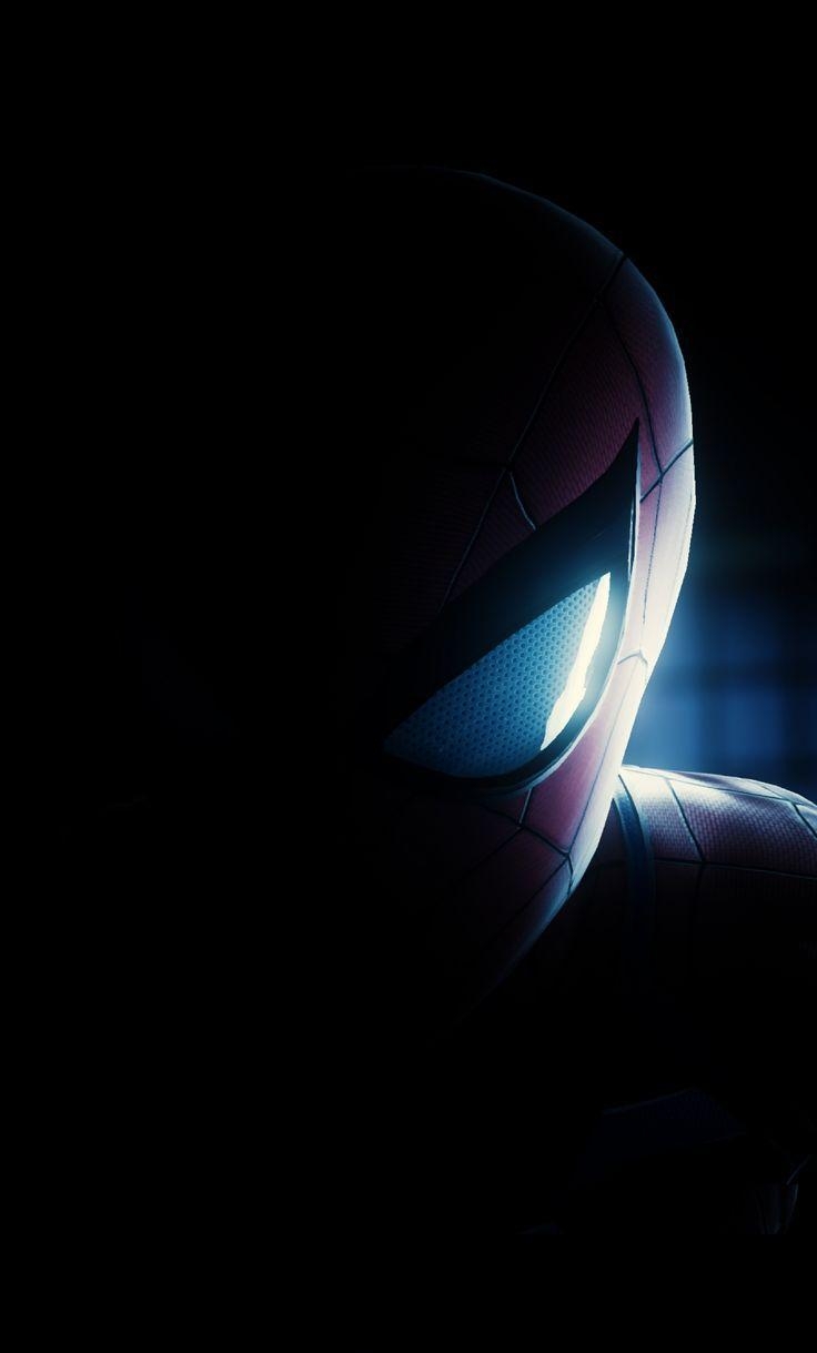 Dunkler Spider-Man, Bild, 1280x2120, Marvel, Maske, 740x1220 HD Handy