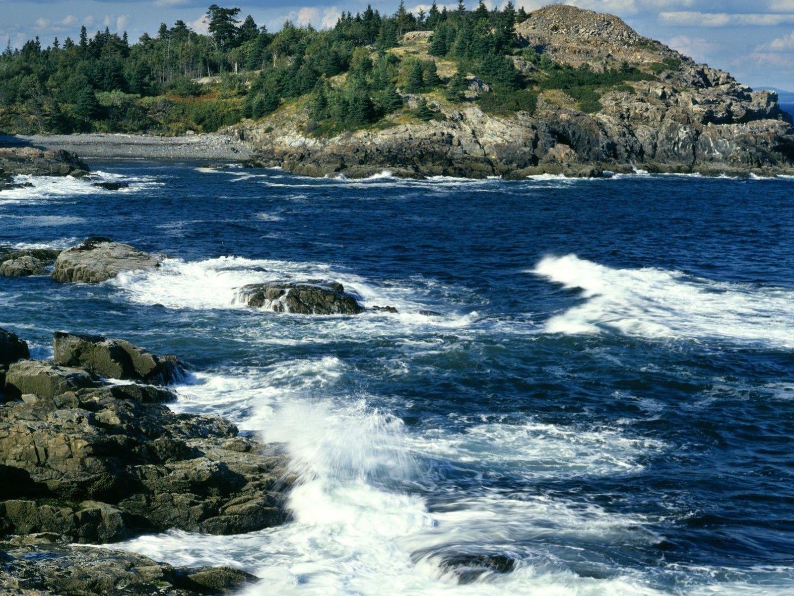 Strand, Maine, Nationalpark, Schoner, Acadia, 1600x1200 HD Desktop