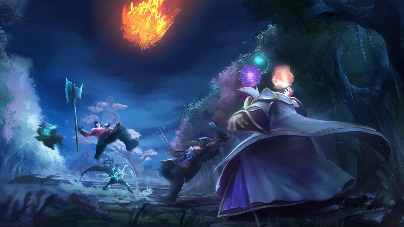 Invoker, Team, Dota, Wallpaper, Hintergrund, 1600x900 HD Desktop