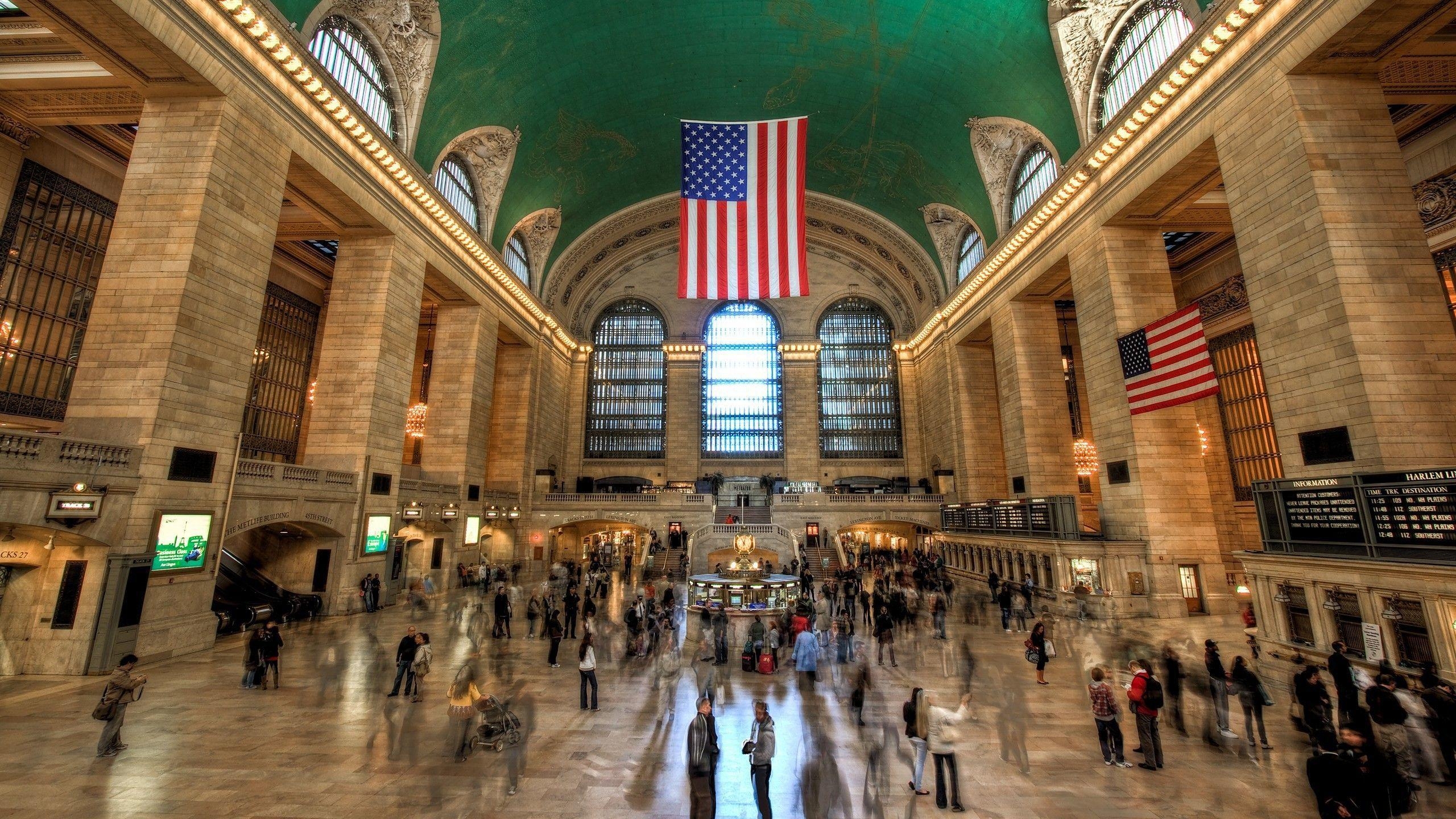 Grand Central Station, New York, Zug, reisen, Terminal, 2560x1440 HD Desktop