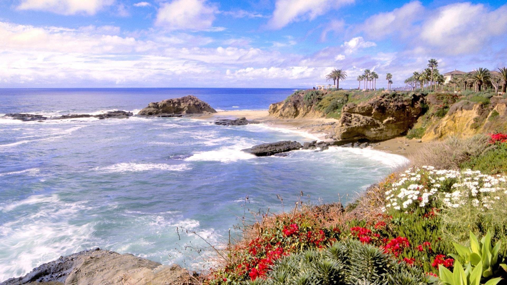 Laguna Beach, Küste, Kalifornien, Urlaub, Meer, 1920x1080 Full HD Desktop