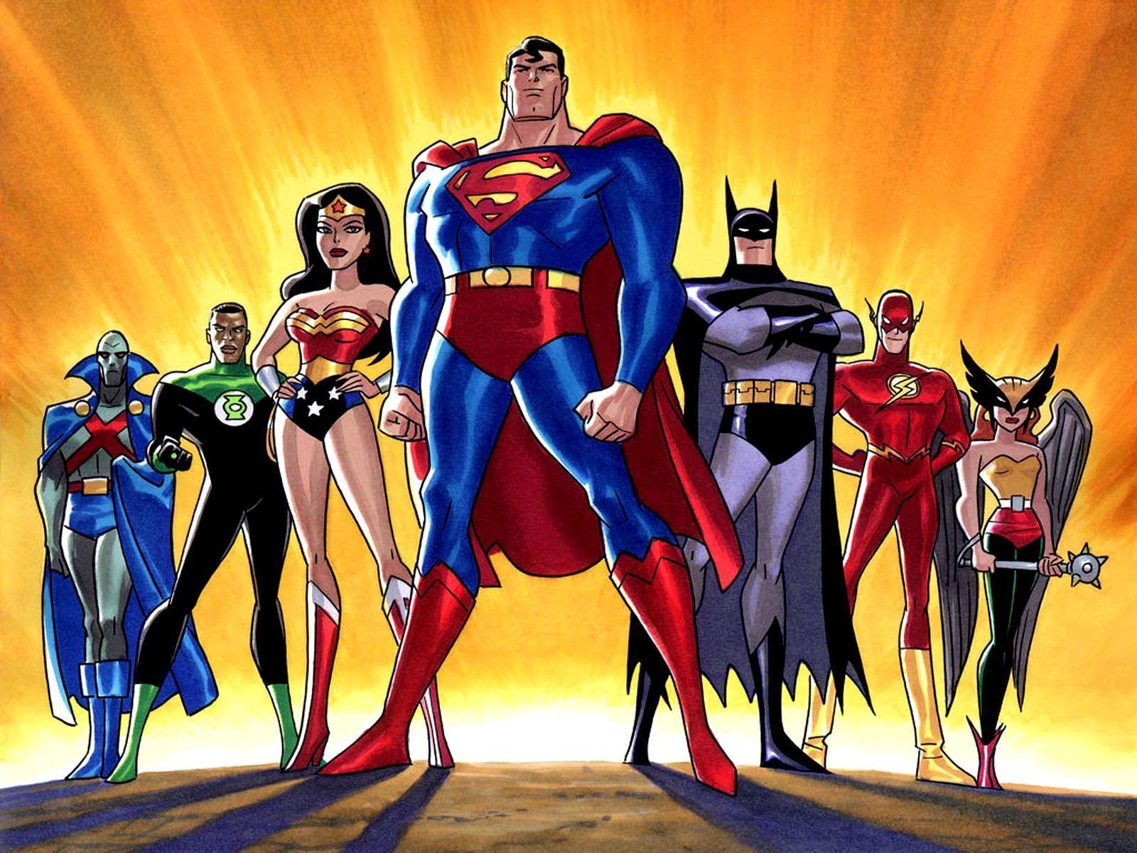 DC Comics, Superhelden, Hintergrund, Bild, All Helden, 1600x1200 HD Desktop