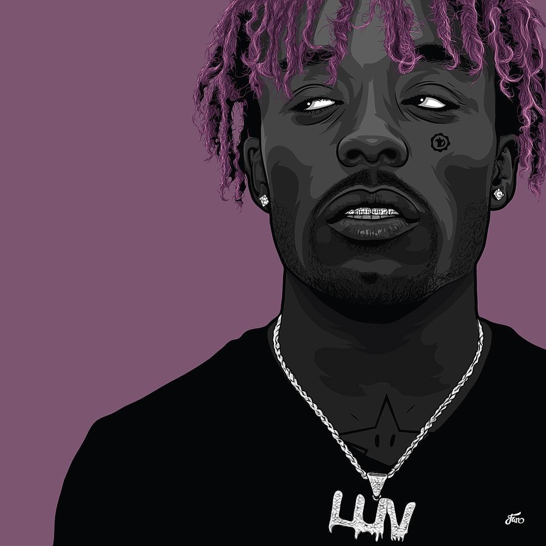 Lil Uzi Vert, Hintergrund, Musik, Rap, Berühmtheit, 1080x1080 HD Handy