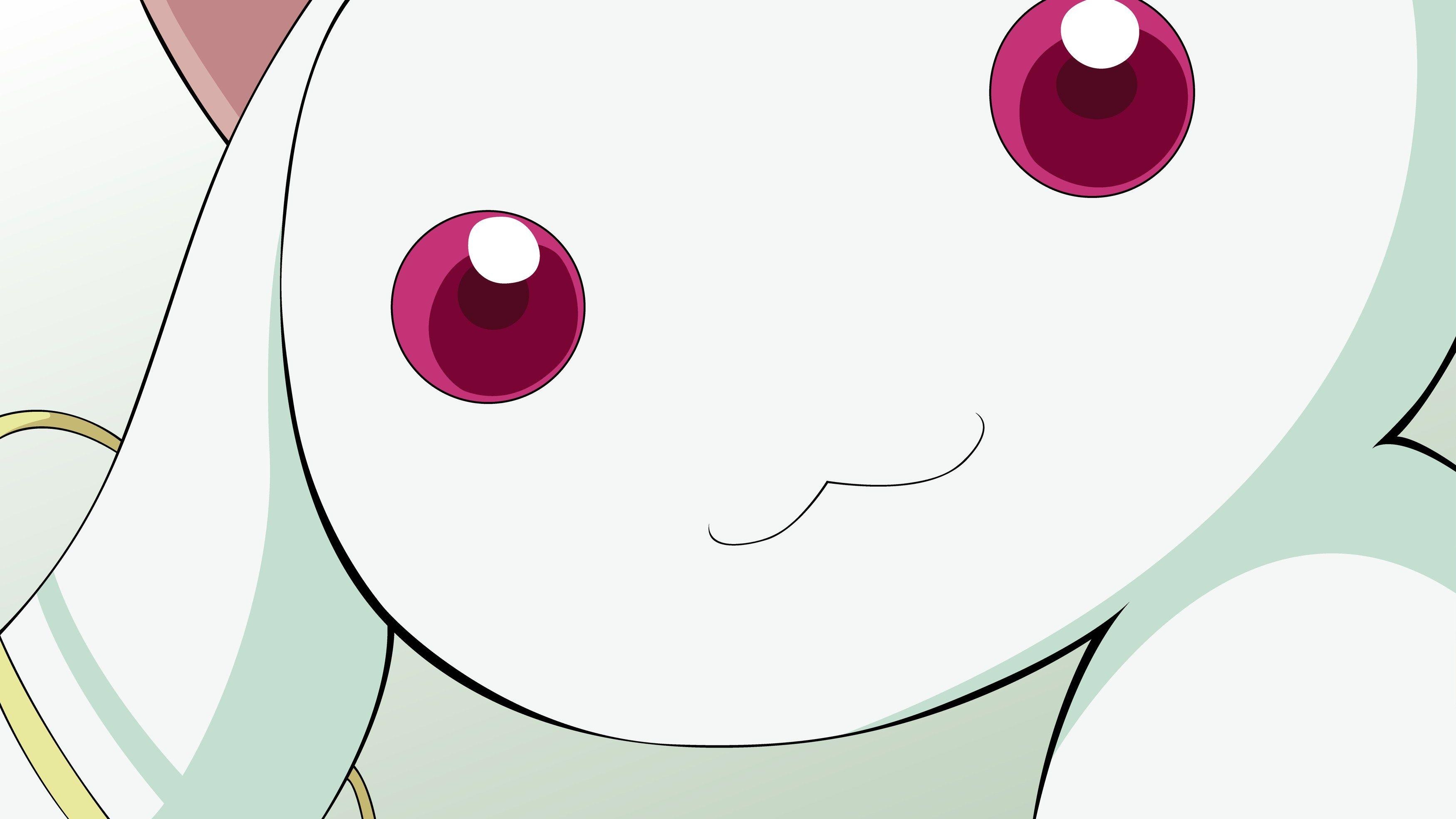 Kyubey, Anime, Fantasy, Magie, Design, 3500x1970 HD Desktop