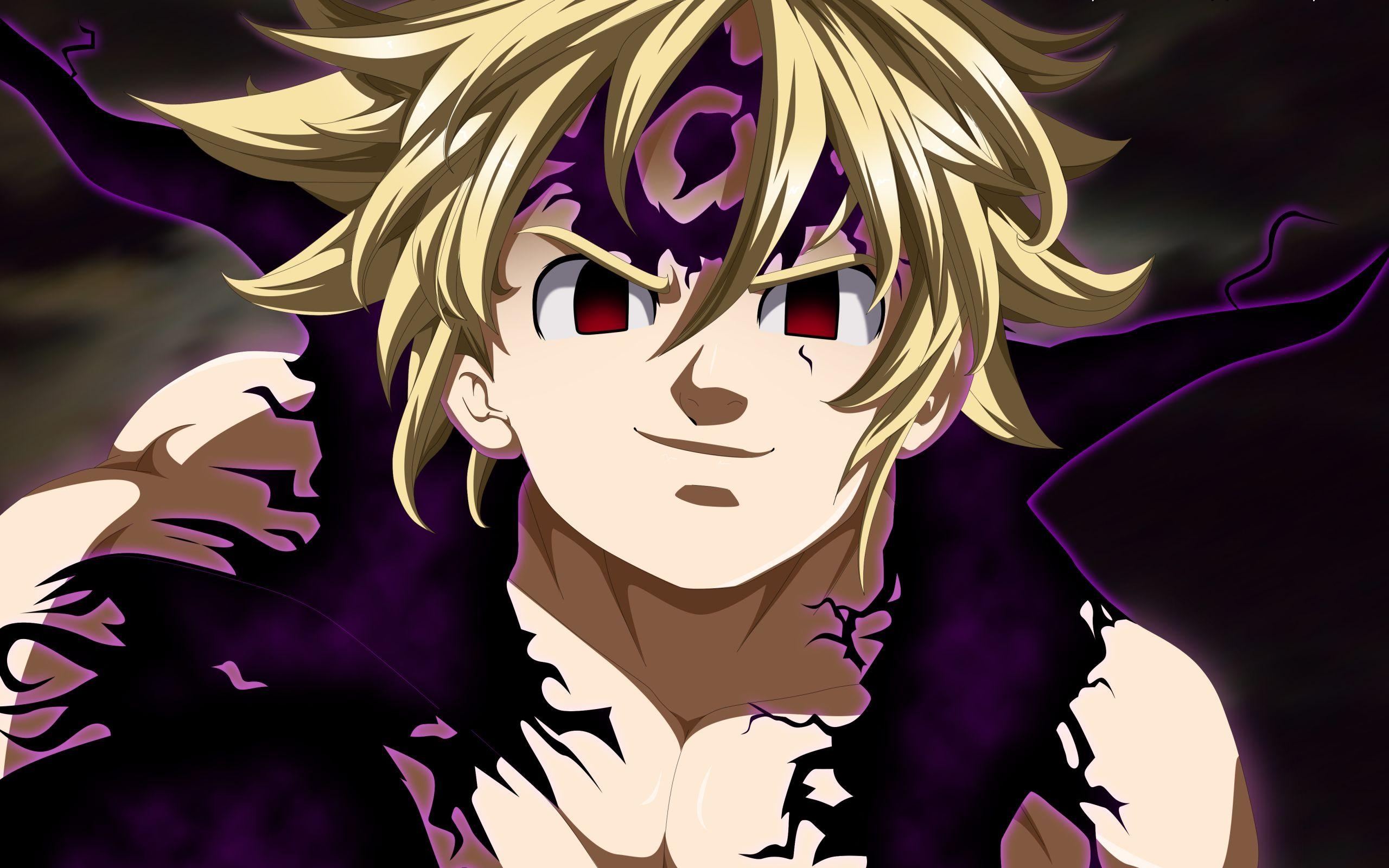 Meliodas, Seven Deadly Sins, Dämon, Anime, Wallpaper, 2560x1600 HD Desktop