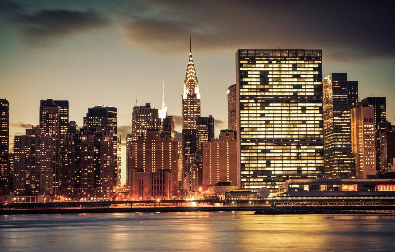 Stadt New York, Chrysler, Bild, Architektur, Kunst, 1340x850 HD Desktop