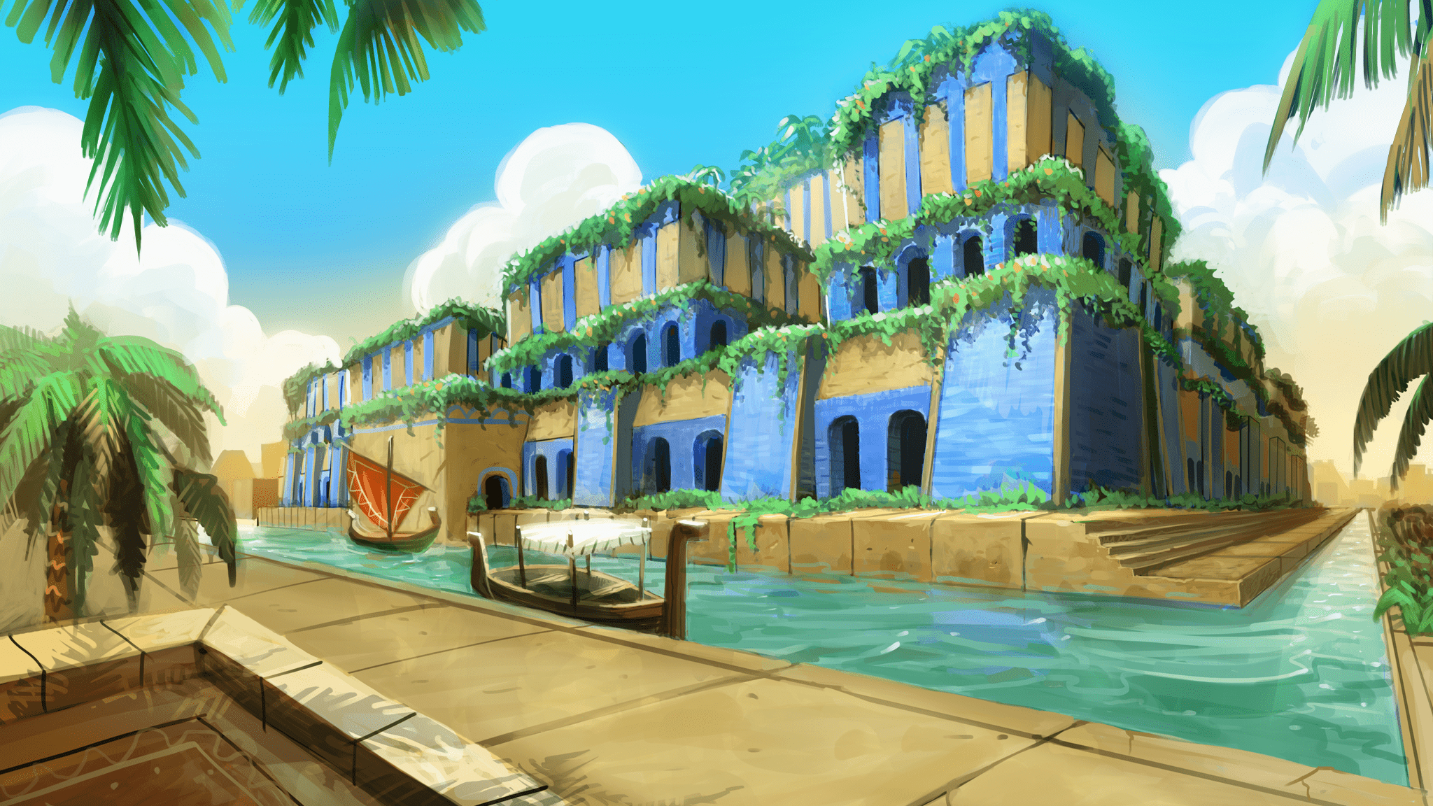 Mesopotamien, Legende, Babylon, Online, 2050x1160 HD Desktop