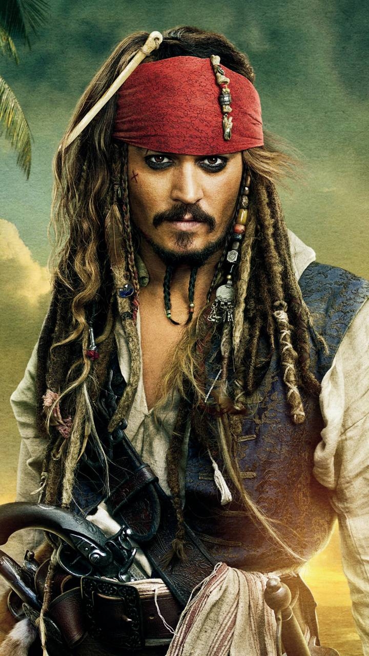 Kapitän Jack Sparrow, Piratenfilm, Johnny Depp, Abenteuer, 720x1280 HD Handy