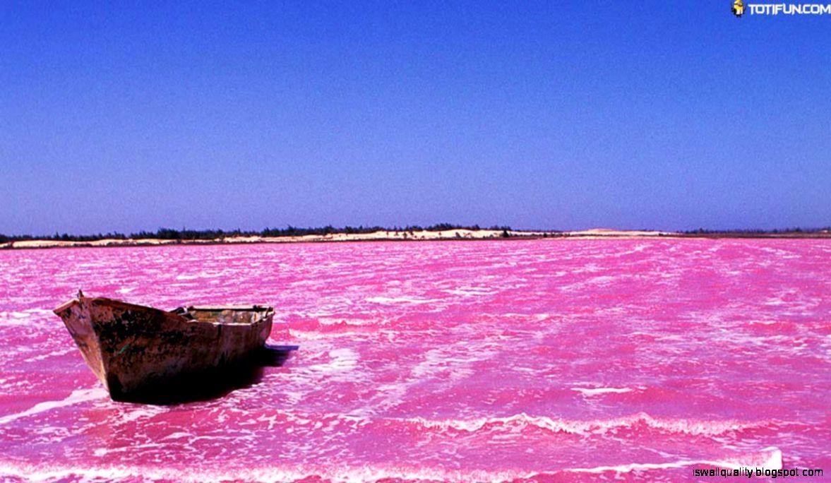 Senegal, Pinker See, Unglaublich, HD, Landschaft, 1180x690 HD Desktop