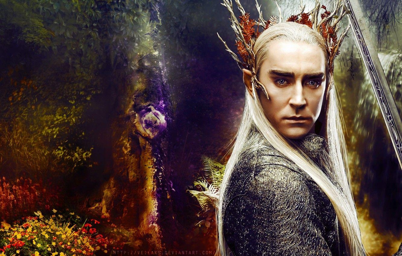 Hobbit, Thranduil, Smaugs Einöde, Film, Fantasy, 1340x850 HD Desktop