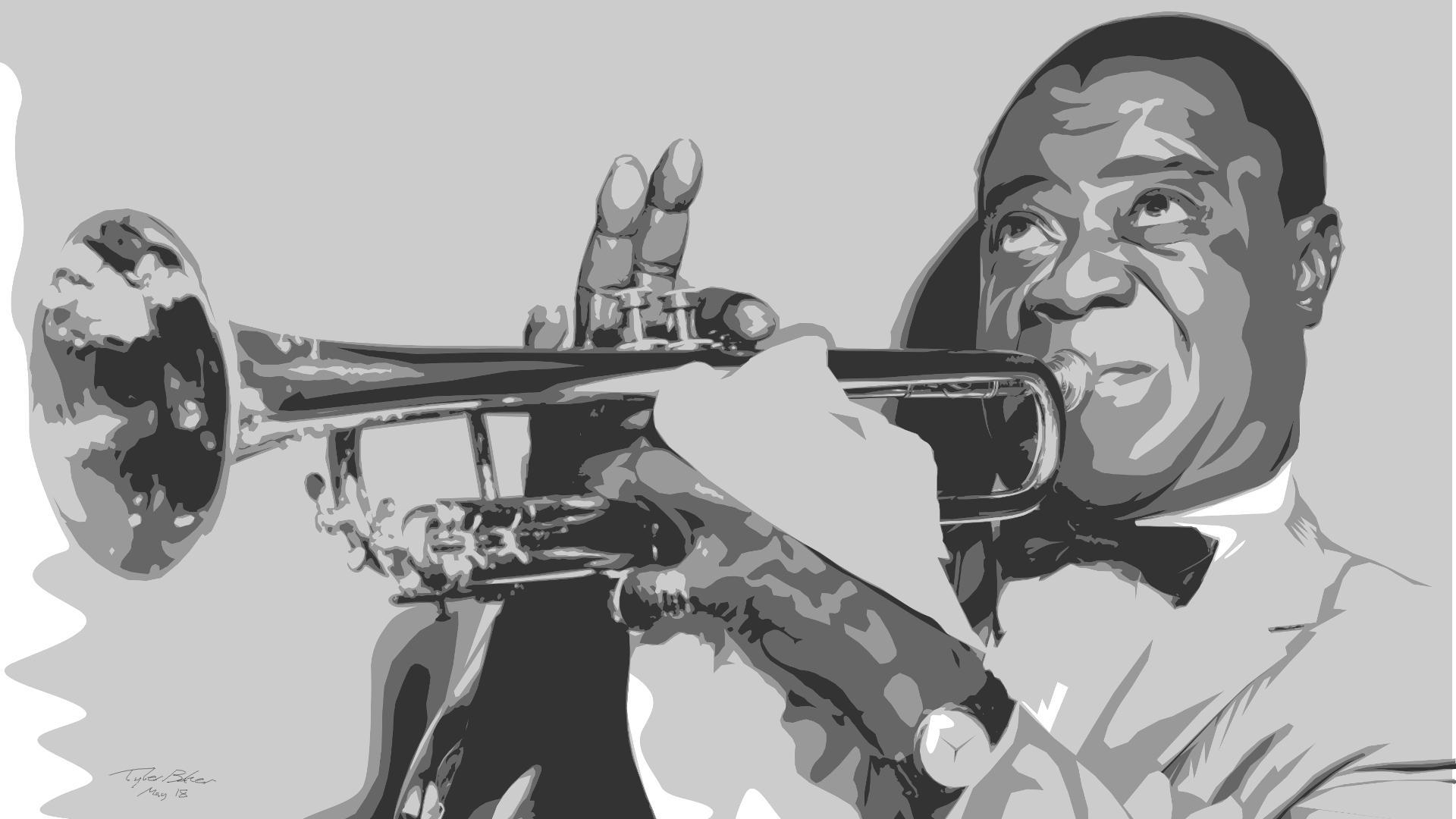 Louis Armstrong, 1080p, Hintergrund, Jazz, Musik, 1920x1080 Full HD Desktop