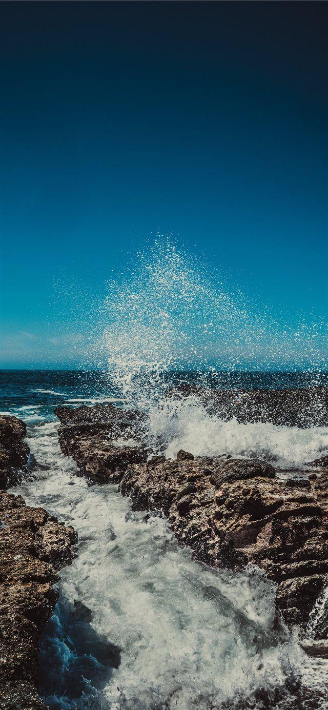 Laguna Beach, iPhone X, Strand, Hintergrund, Landschaft, 640x1390 HD Handy