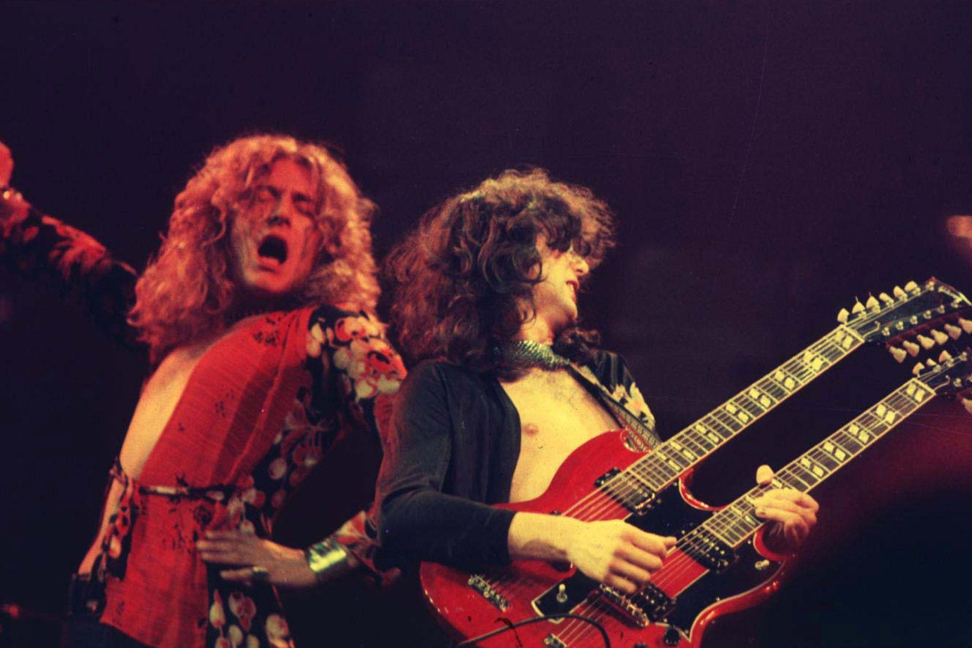 Jimmy Page, Robert Plant, Rockmusik, Musikduo, legendär, 2000x1340 HD Desktop