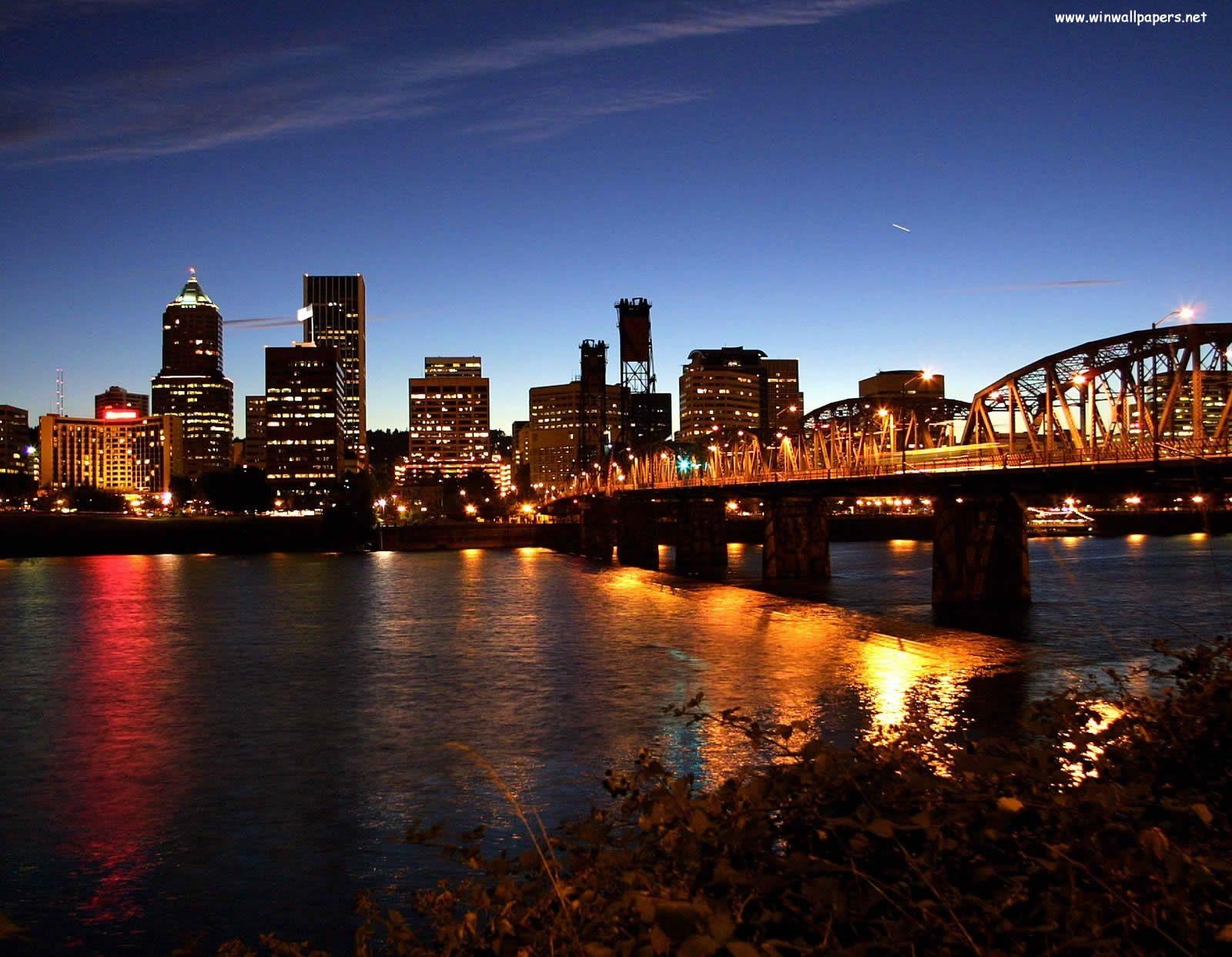 Portland, HD, Windows, Stadtansicht, Hintergrund, 1600x1250 HD Desktop