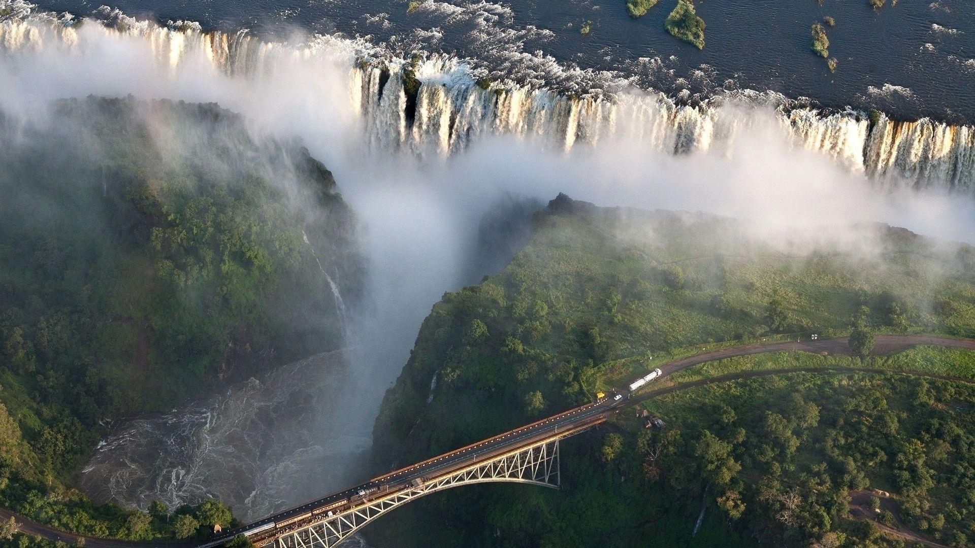 Südafrika, Victoriafälle, Reisen, Wasserfall, Naturwunder, 1920x1080 Full HD Desktop