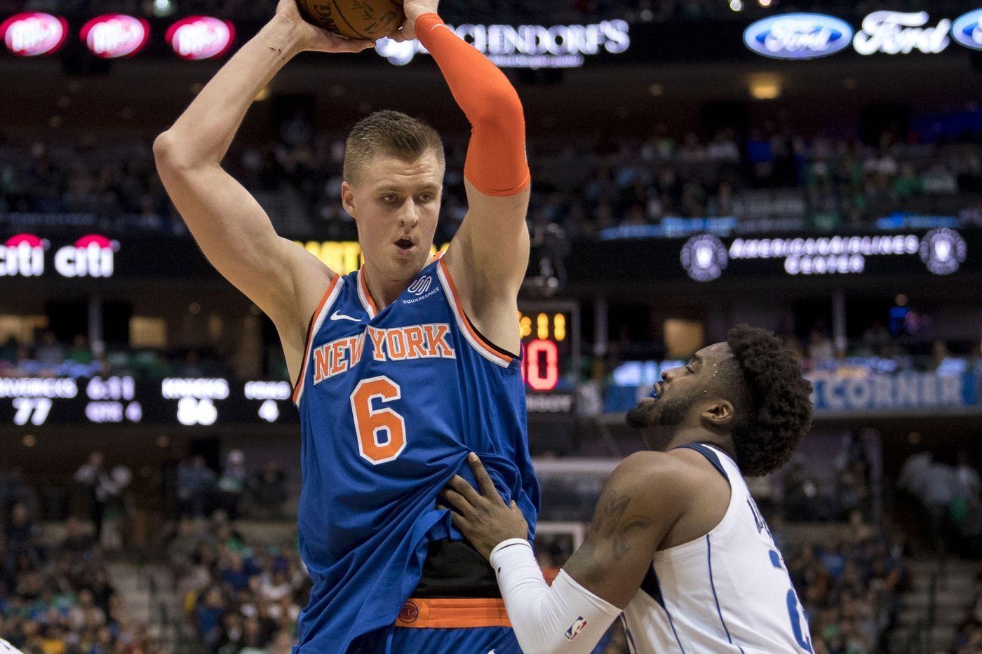 Kristaps Porziņģis, Trade, Knicks, Mavericks, NBA, 1400x940 HD Desktop